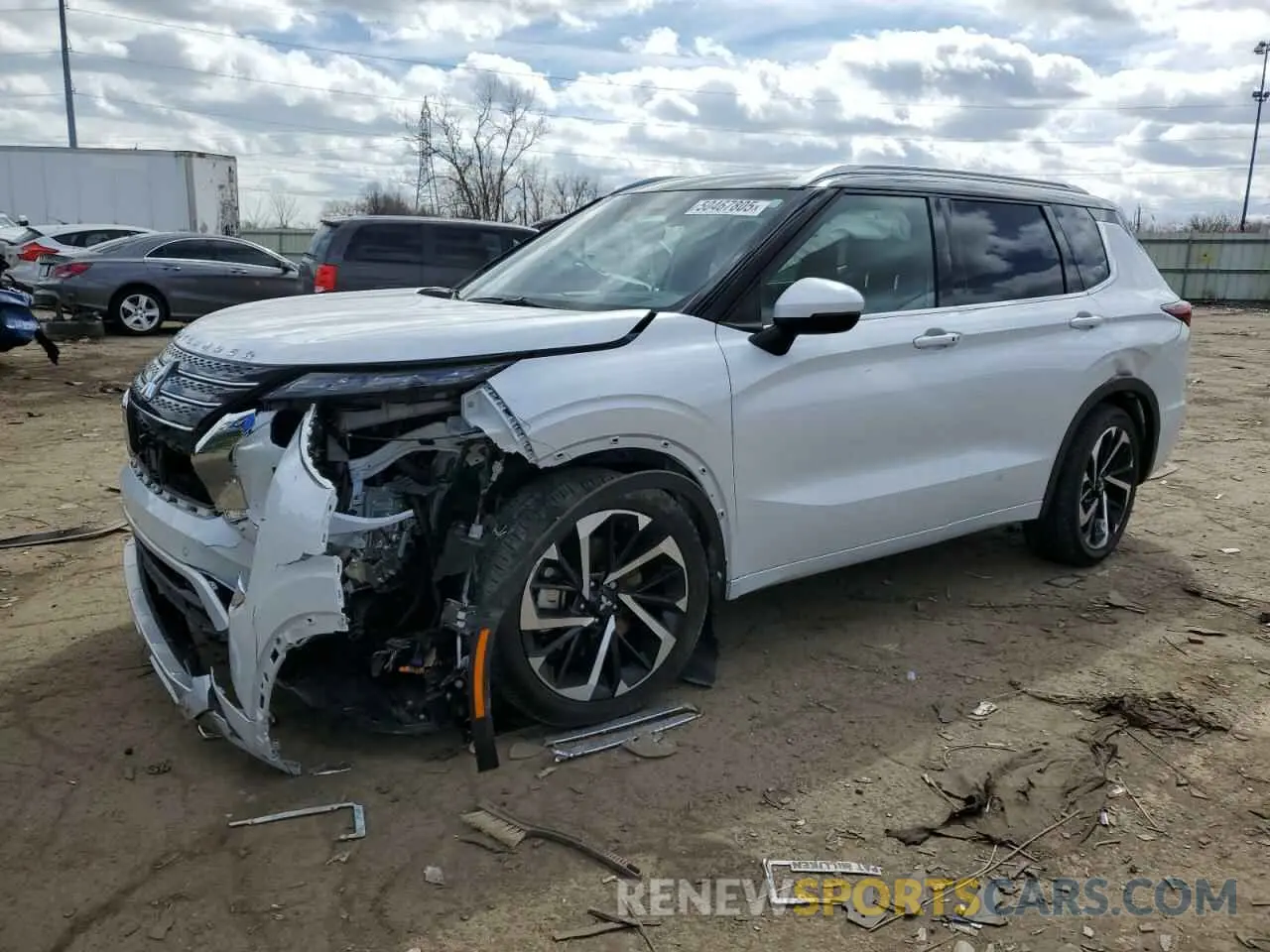 1 Photograph of a damaged car JA4J4VA89PZ038207 MITSUBISHI OUTLANDER 2023
