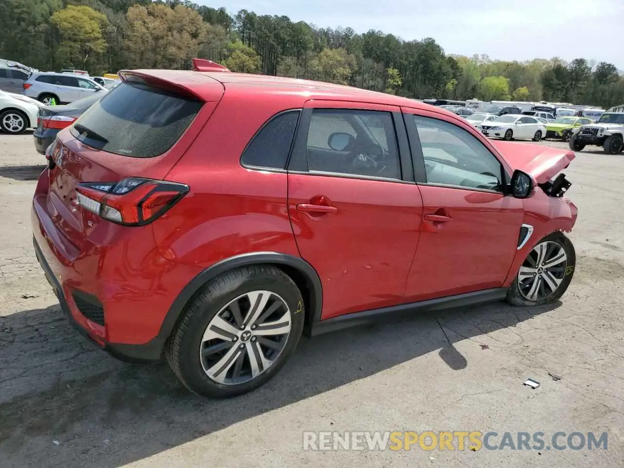 3 Фотография поврежденного автомобиля JA4ARUAU0RU012359 MITSUBISHI OUTLANDER 2024