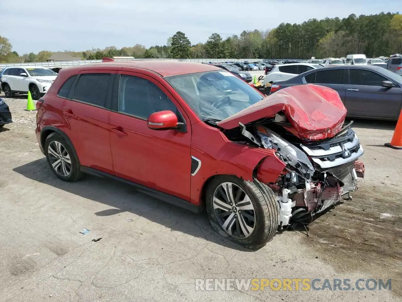 4 Фотография поврежденного автомобиля JA4ARUAU0RU012359 MITSUBISHI OUTLANDER 2024