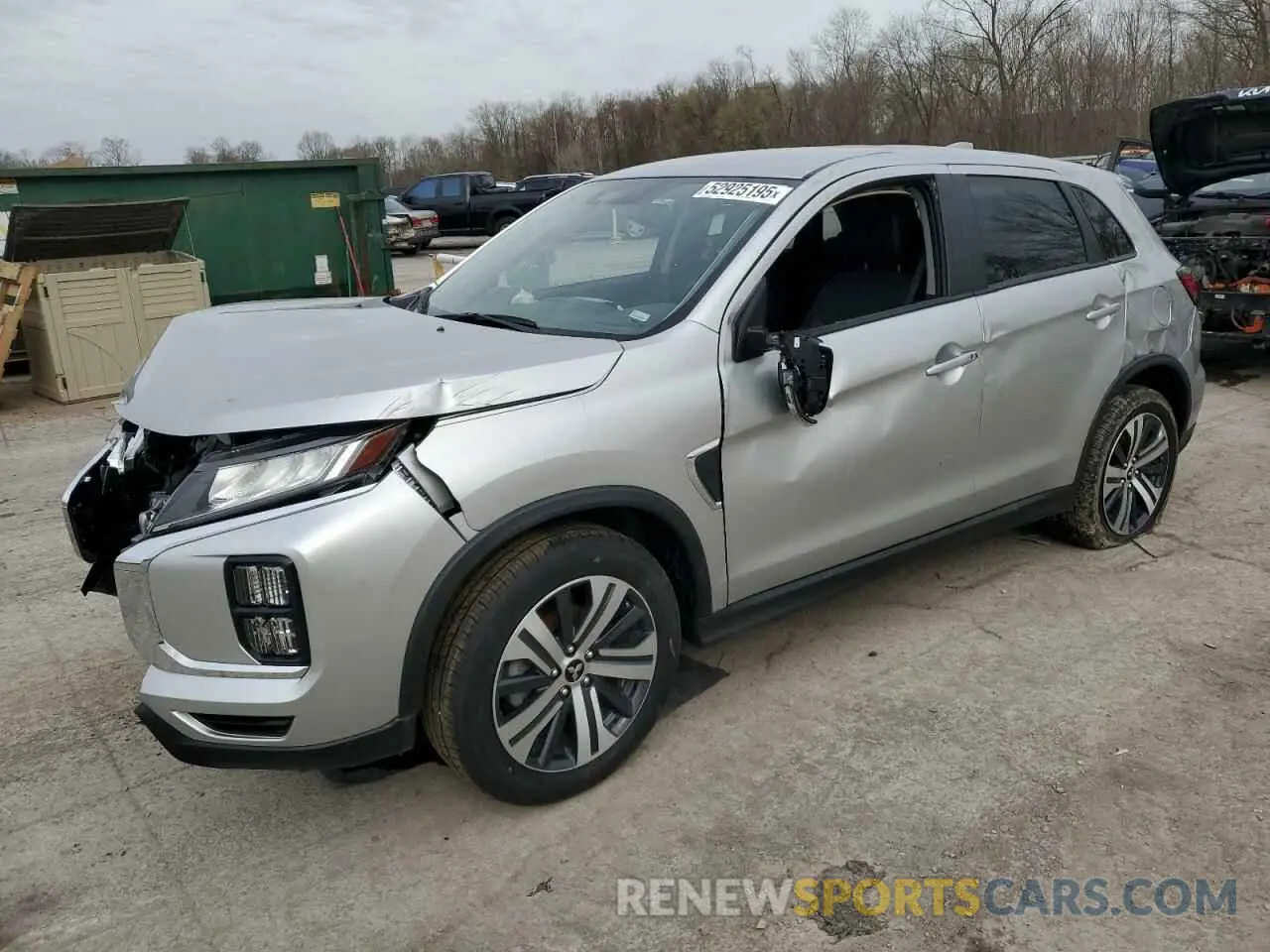 1 Photograph of a damaged car JA4ARUAUXRU013227 MITSUBISHI OUTLANDER 2024