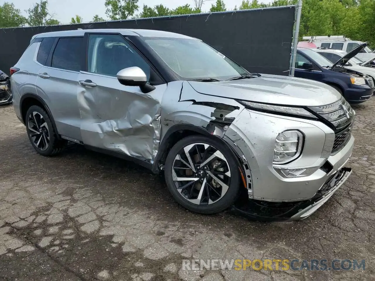 4 Photograph of a damaged car JA4J3VA82RZ028639 MITSUBISHI OUTLANDER 2024