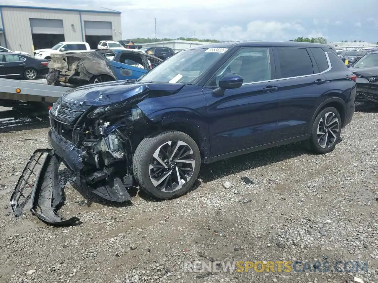 1 Photograph of a damaged car JA4J3VA86RZ017028 MITSUBISHI OUTLANDER 2024