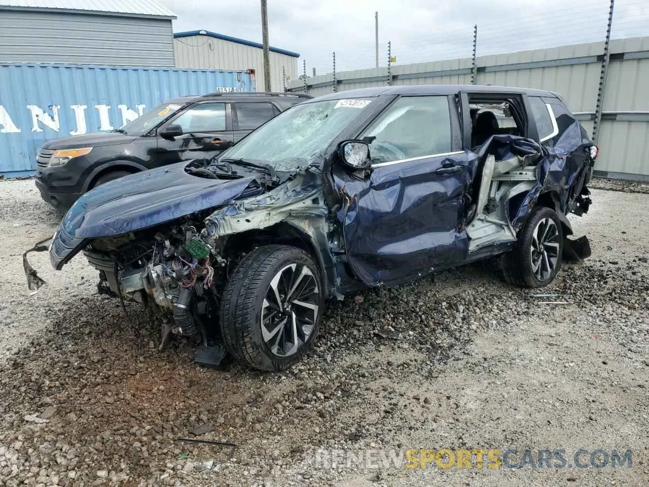 1 Photograph of a damaged car JA4J3VA87RZ013926 MITSUBISHI OUTLANDER 2024