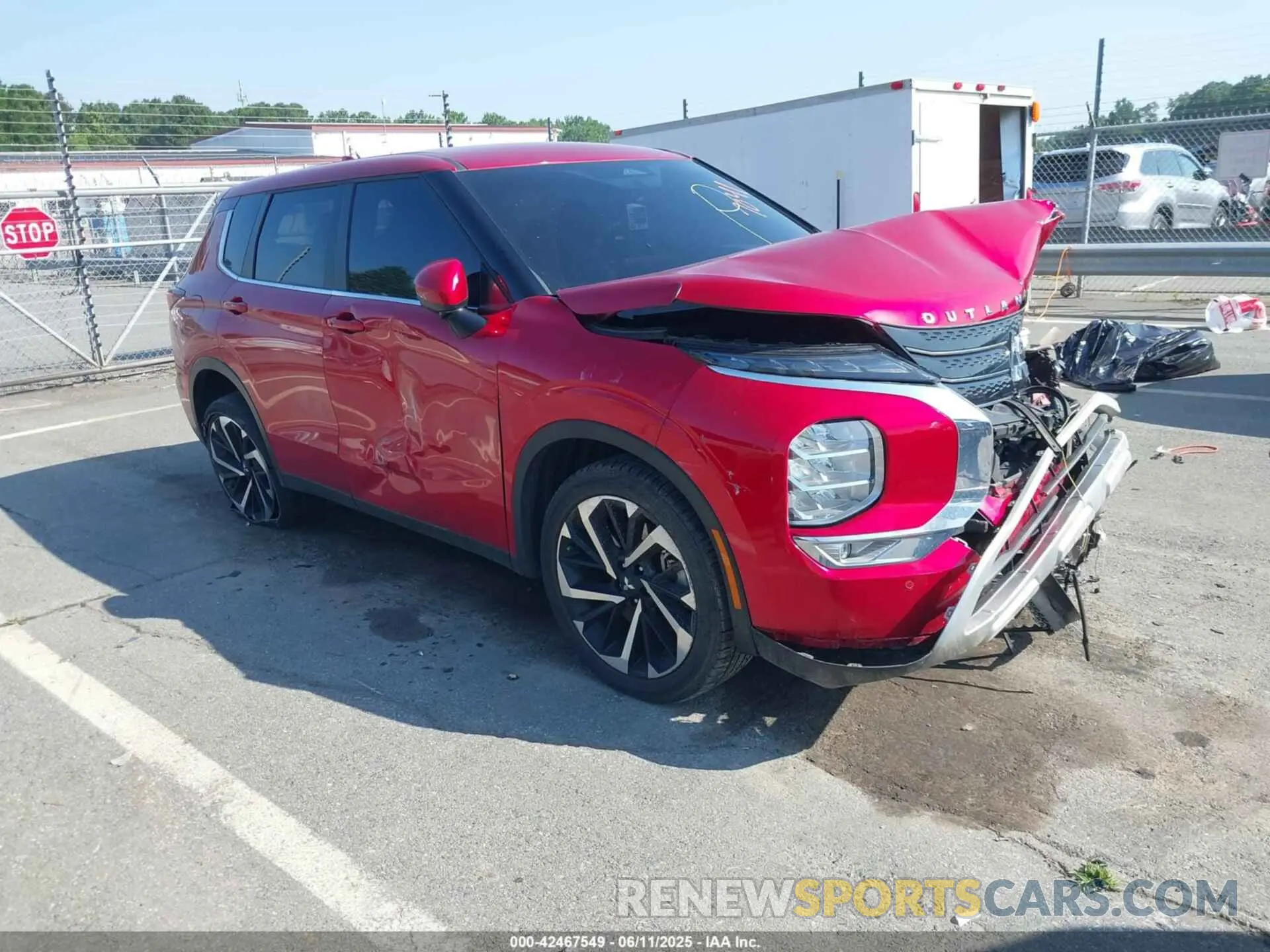 1 Photograph of a damaged car JA4J3VA89RZ017041 MITSUBISHI OUTLANDER 2024