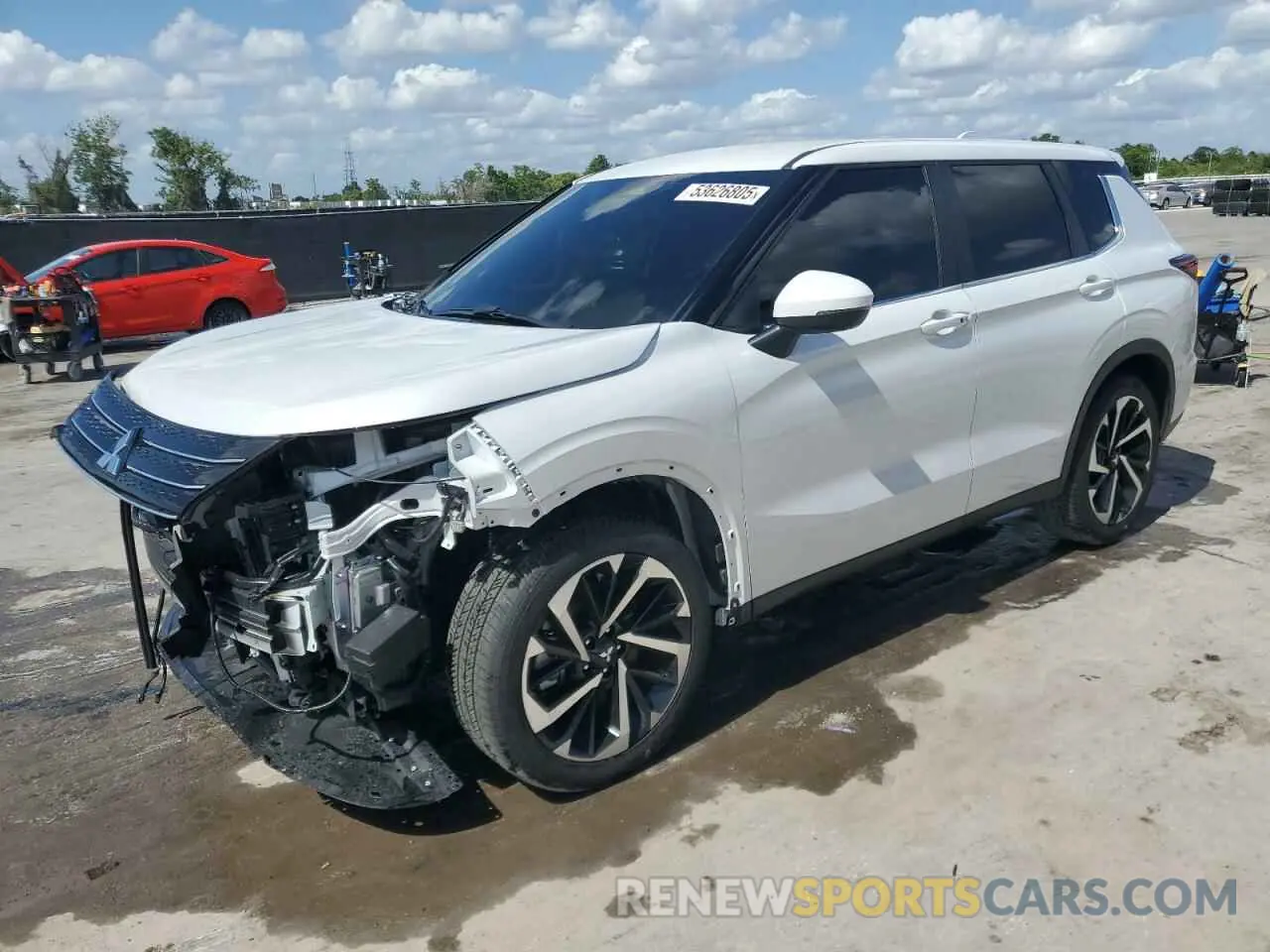 1 Photograph of a damaged car JA4J3VA8XRZ081542 MITSUBISHI OUTLANDER 2024