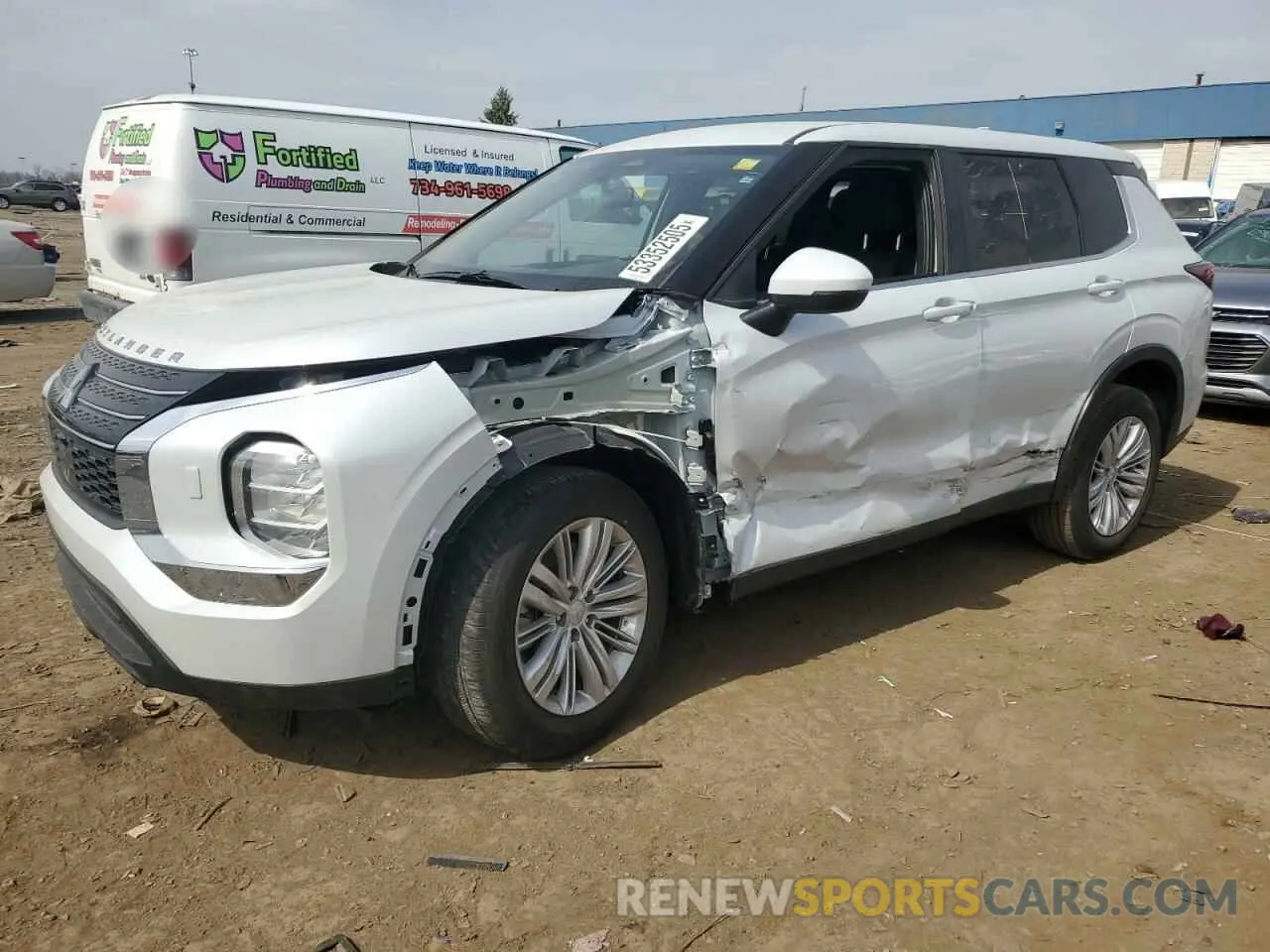 1 Photograph of a damaged car JA4J4UA85RZ076482 MITSUBISHI OUTLANDER 2024