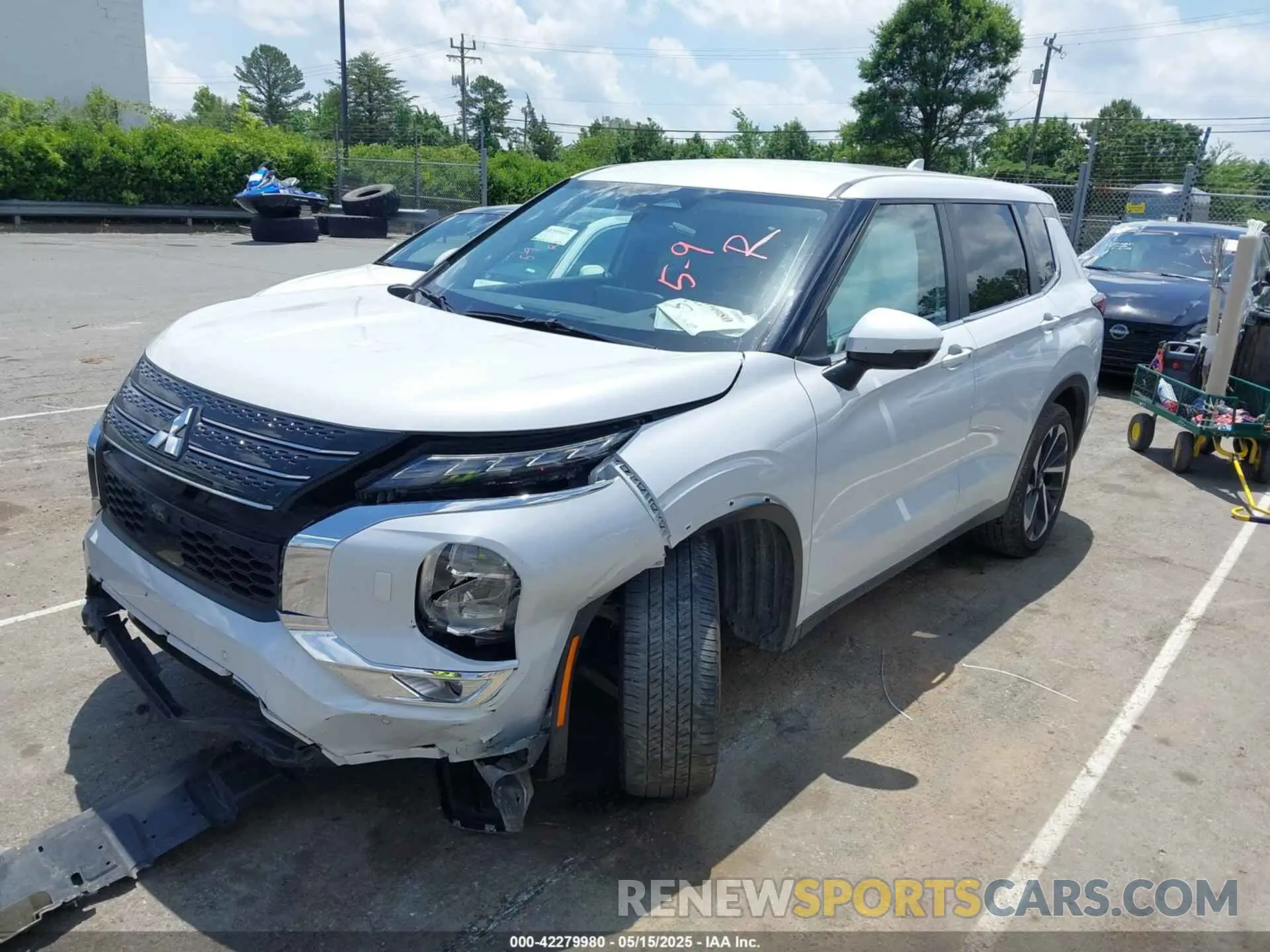 2 Photograph of a damaged car JA4J4VA81RZ010209 MITSUBISHI OUTLANDER 2024