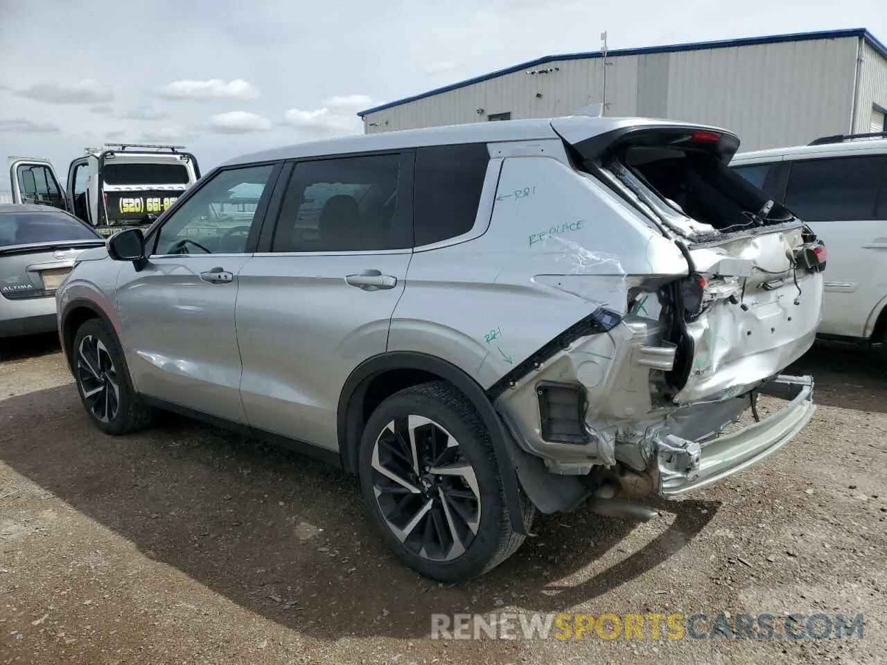 2 Photograph of a damaged car JA4J4VA82RZ041243 MITSUBISHI OUTLANDER 2024