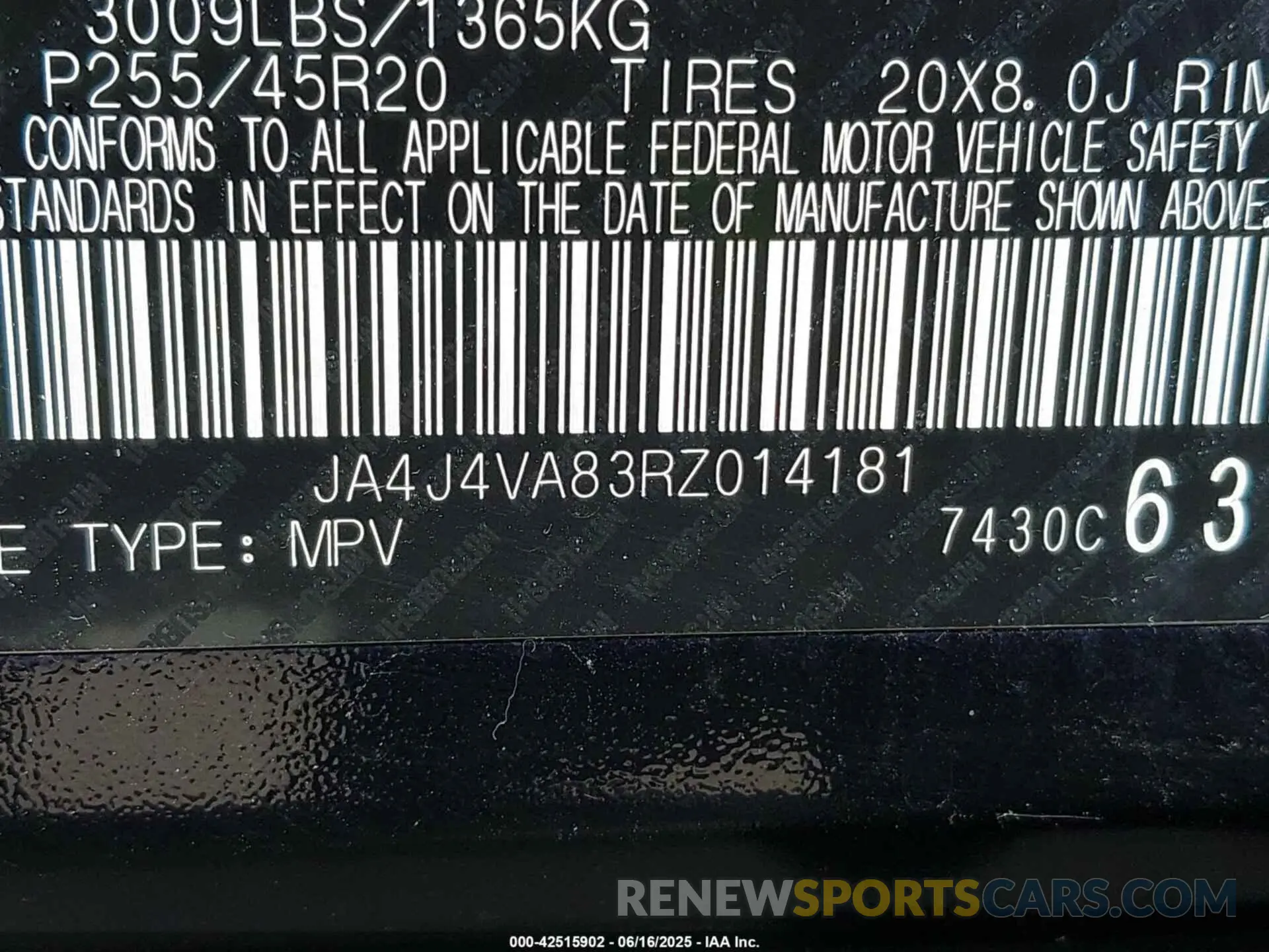 9 Фотография поврежденного автомобиля JA4J4VA83RZ014181 MITSUBISHI OUTLANDER 2024