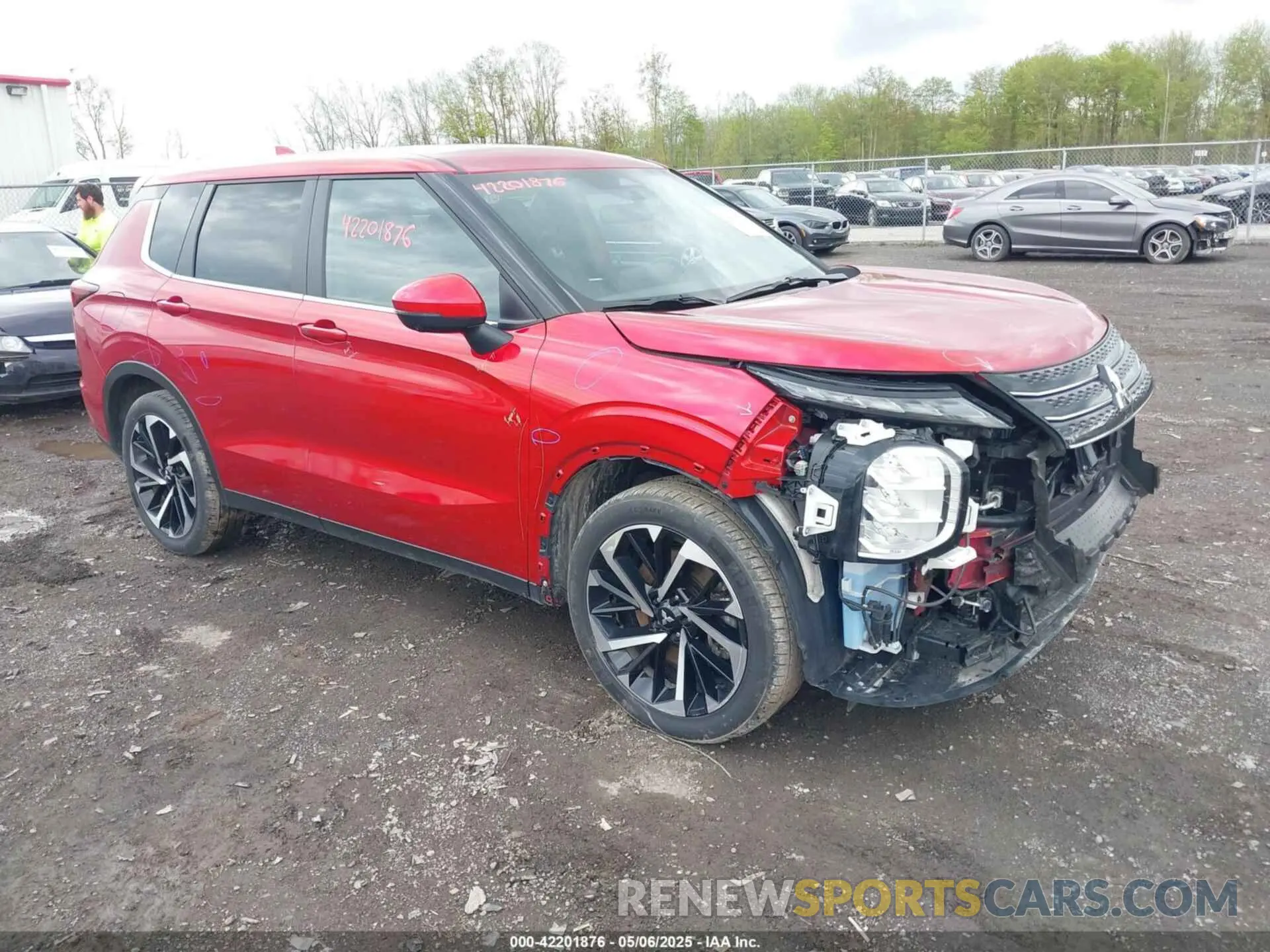 1 Photograph of a damaged car JA4J4VA87RZ045188 MITSUBISHI OUTLANDER 2024
