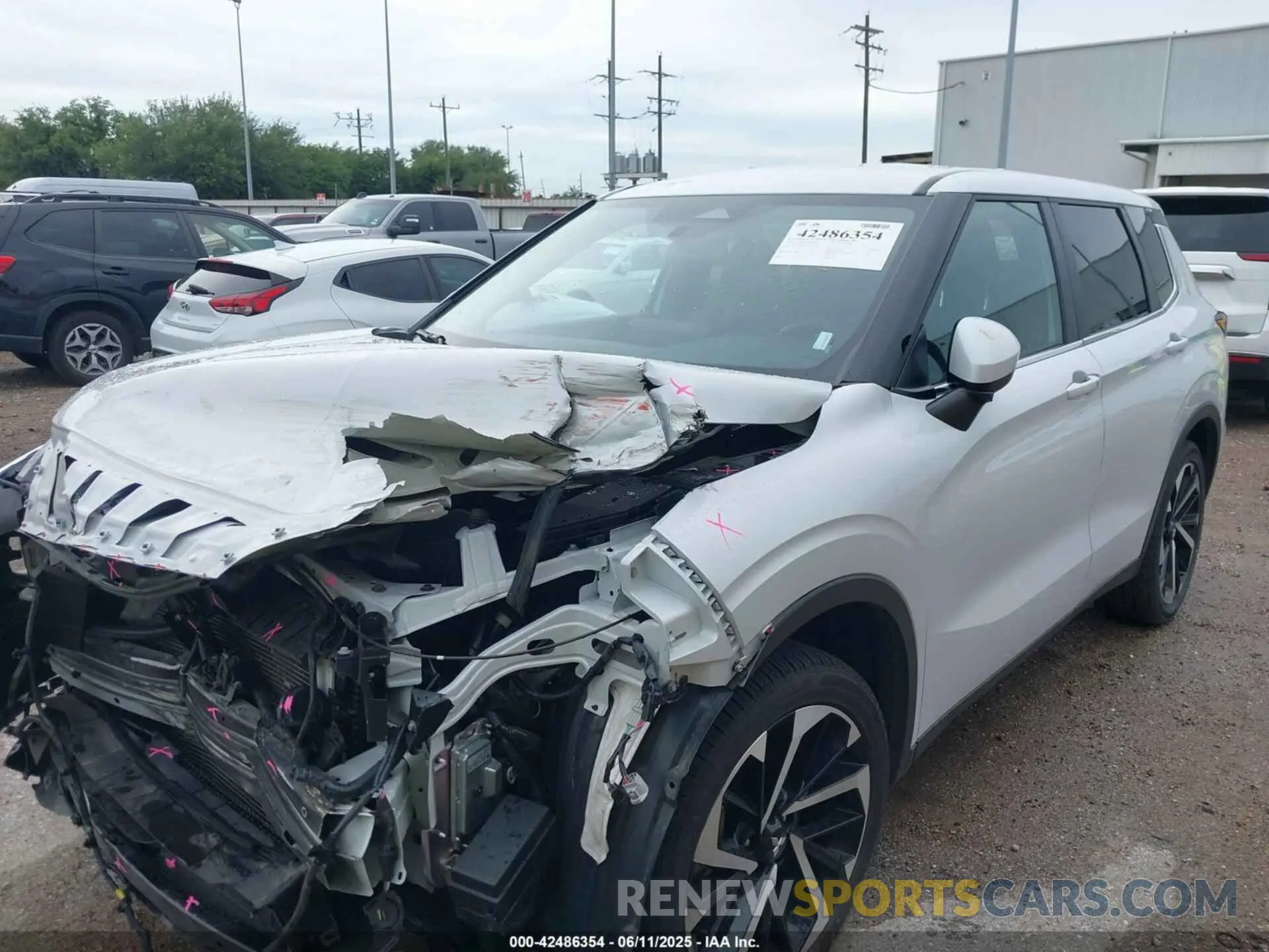 2 Photograph of a damaged car JA4J4VA88RZ062436 MITSUBISHI OUTLANDER 2024