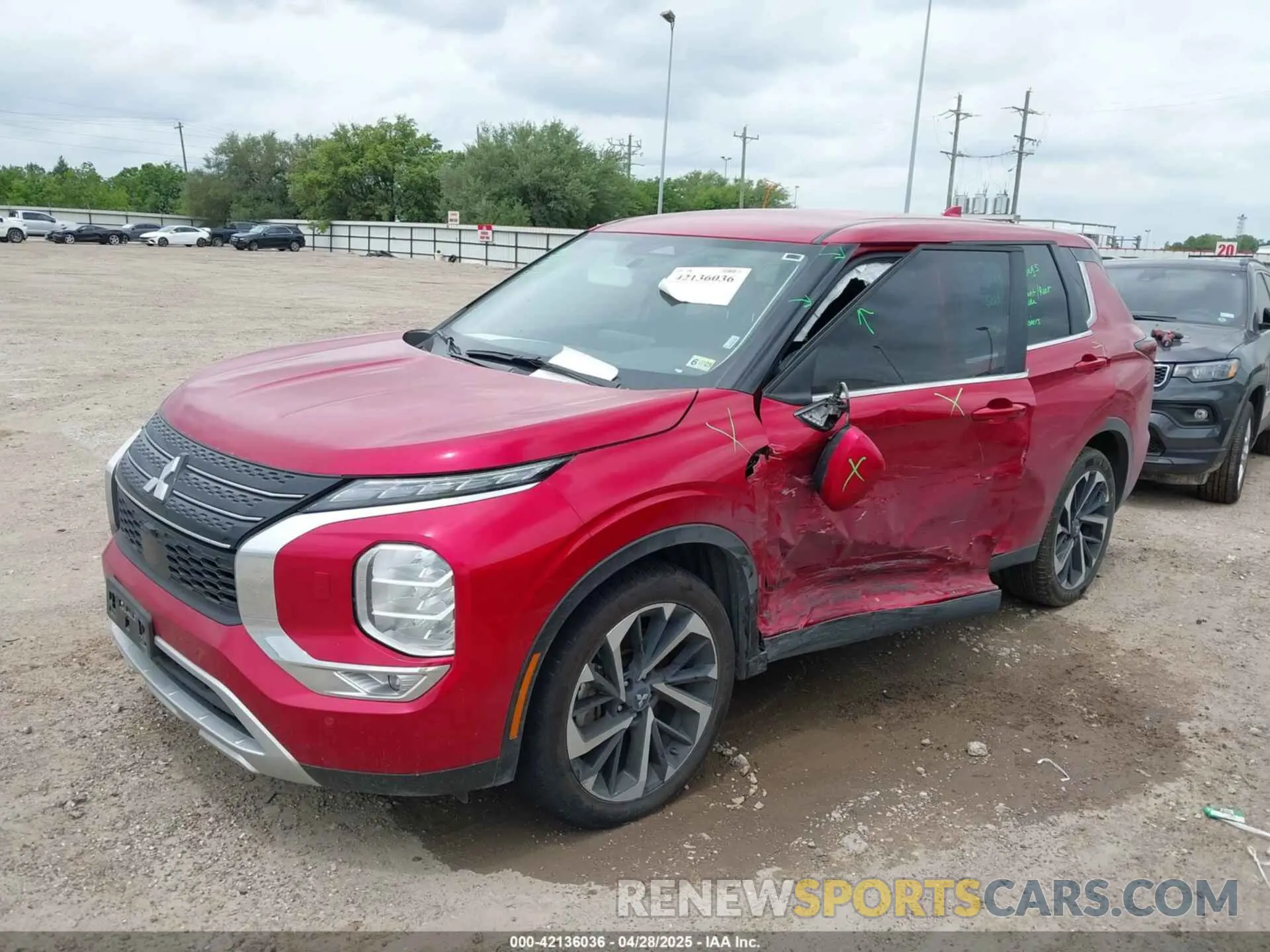 2 Фотография поврежденного автомобиля JA4J4VA8XRZ062048 MITSUBISHI OUTLANDER 2024
