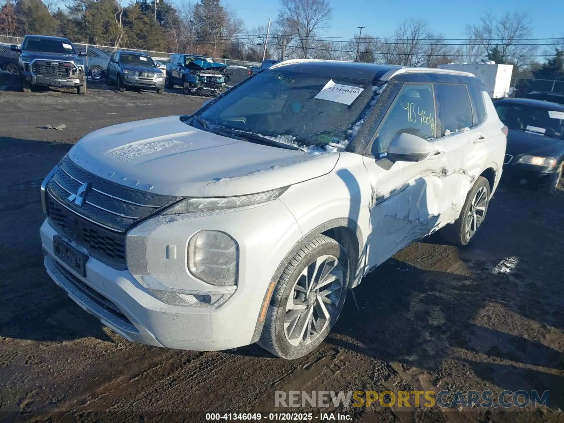 2 Photograph of a damaged car JA4J4WA8XRZ003510 MITSUBISHI OUTLANDER 2024