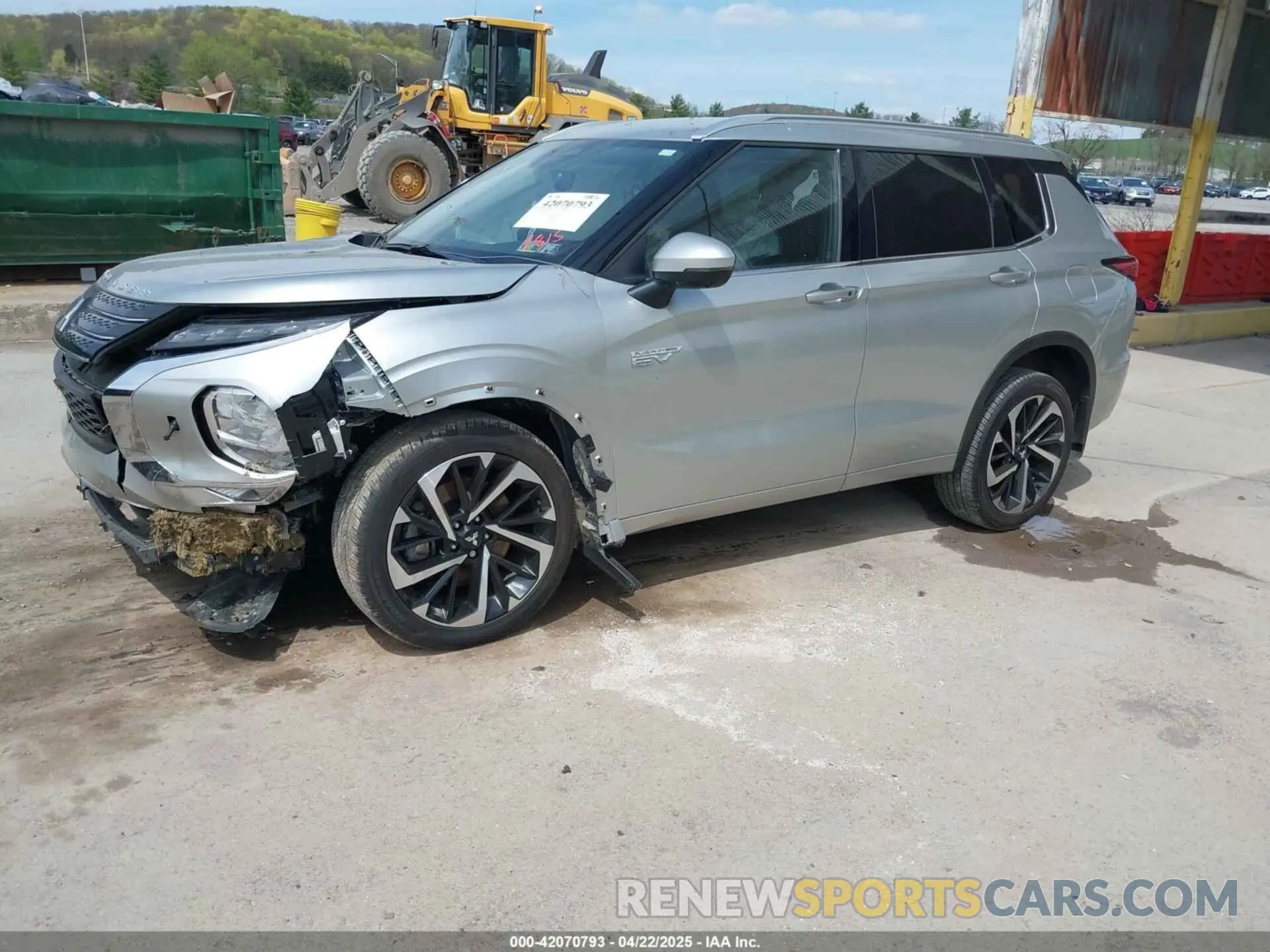 2 Фотография поврежденного автомобиля JA4T5VA90PZ029815 MITSUBISHI OUTLANDER PHEV 2023