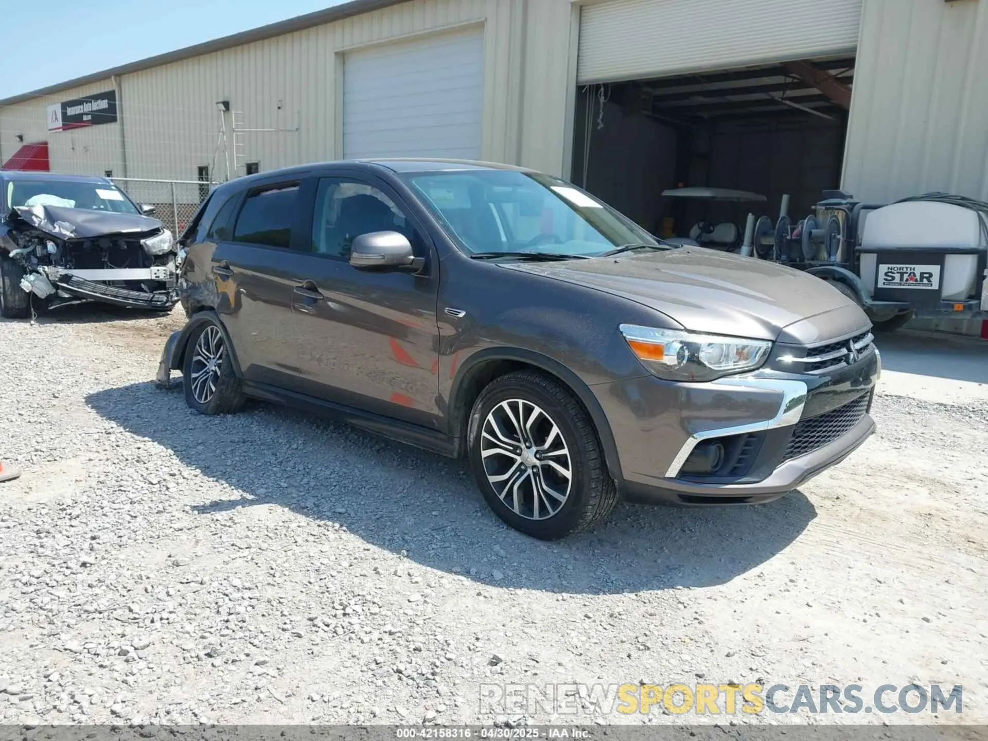 1 Photograph of a damaged car JA4AP3AU1KU028642 MITSUBISHI OUTLANDER SPORT 2019