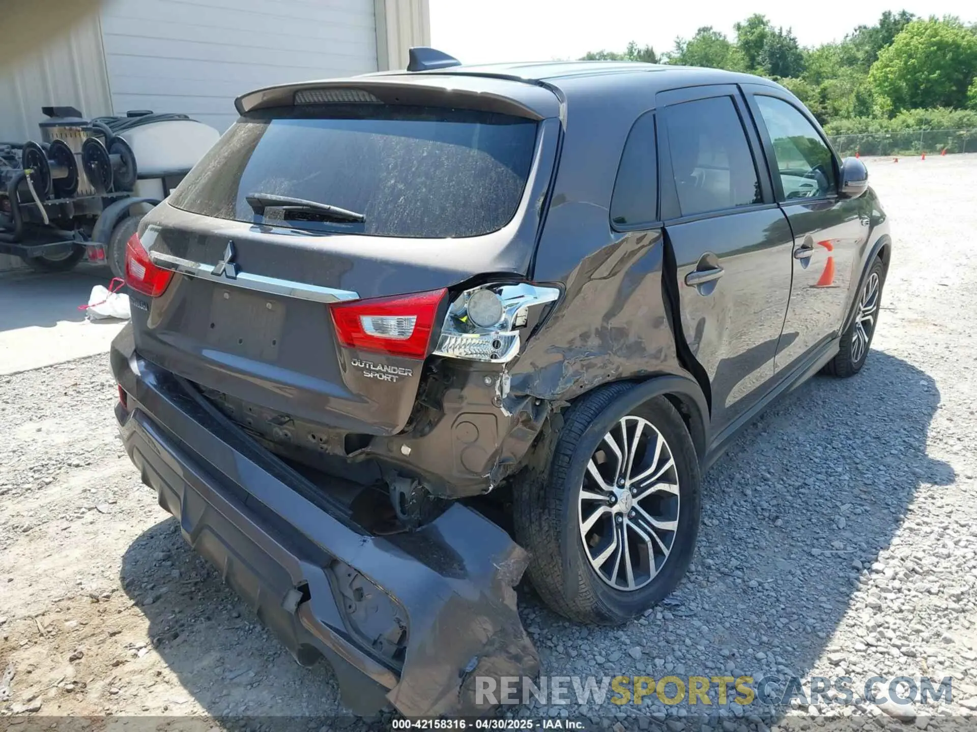 6 Photograph of a damaged car JA4AP3AU1KU028642 MITSUBISHI OUTLANDER SPORT 2019