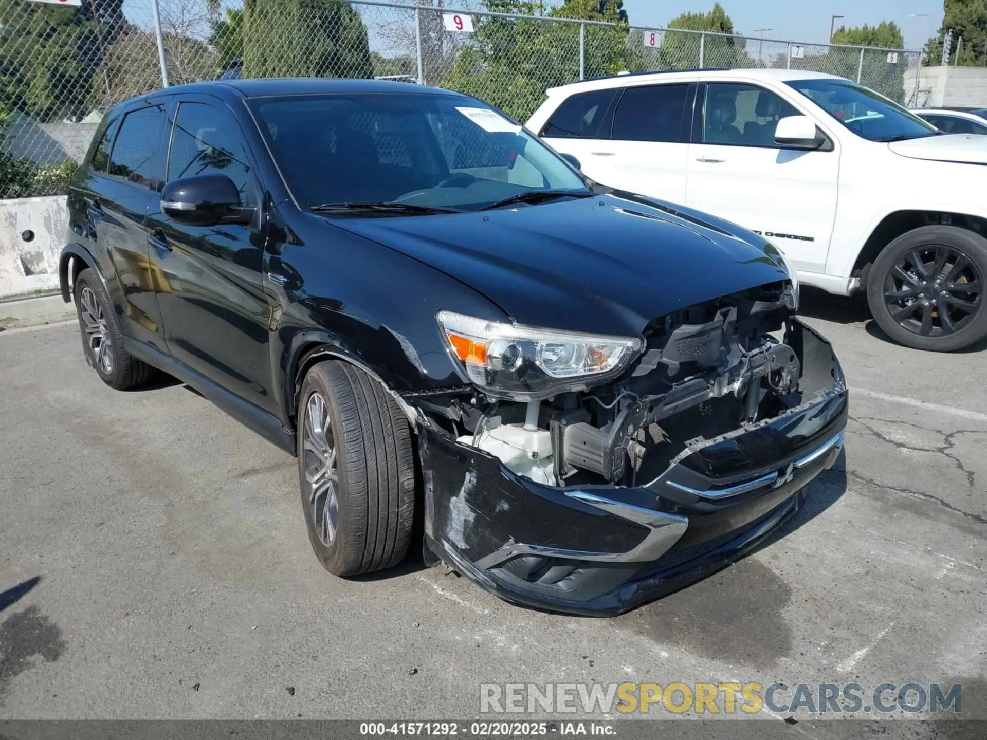 1 Photograph of a damaged car JA4AP3AU6KU012517 MITSUBISHI OUTLANDER SPORT 2019