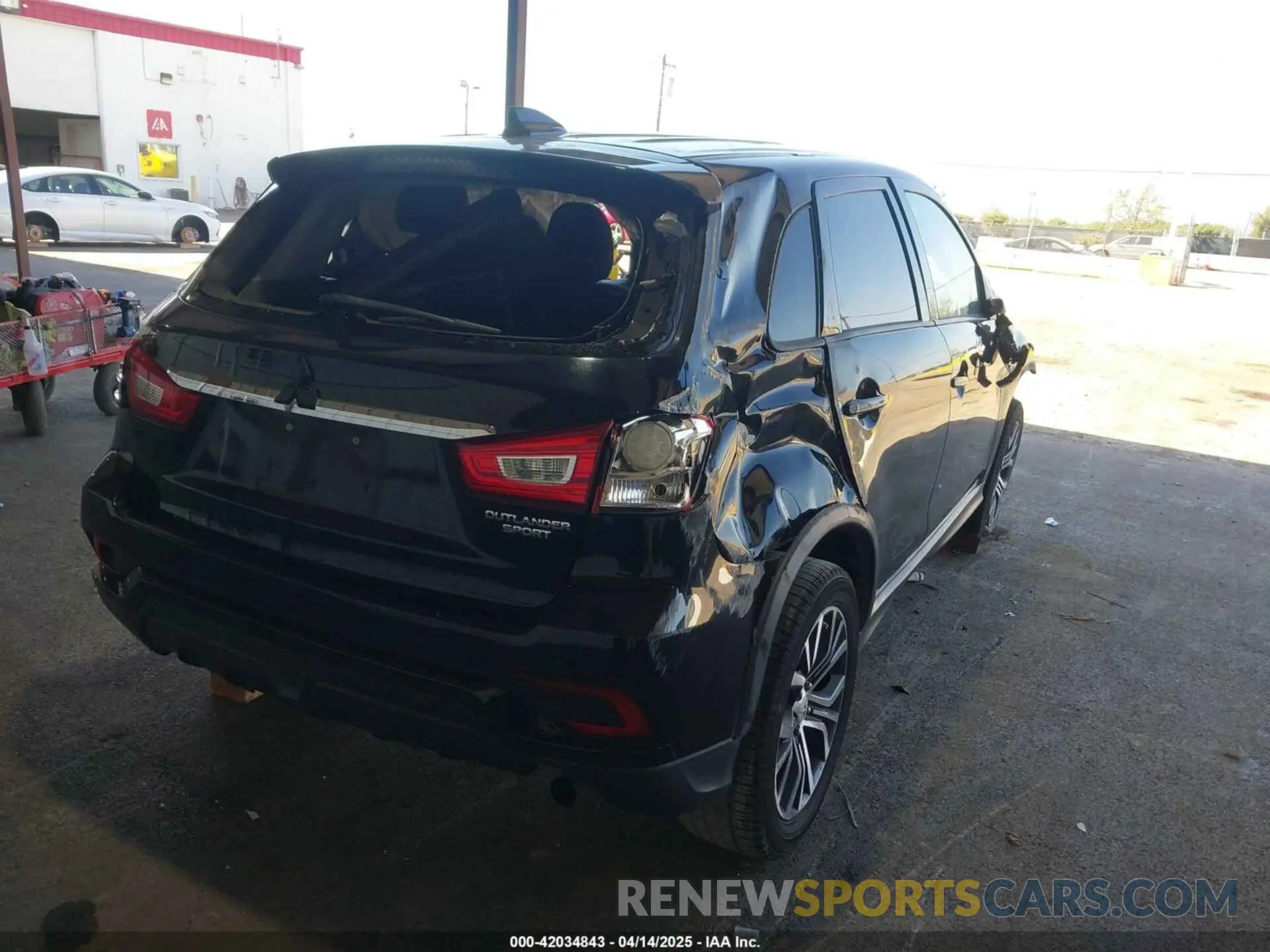 4 Photograph of a damaged car JA4AP3AU6KU013215 MITSUBISHI OUTLANDER SPORT 2019