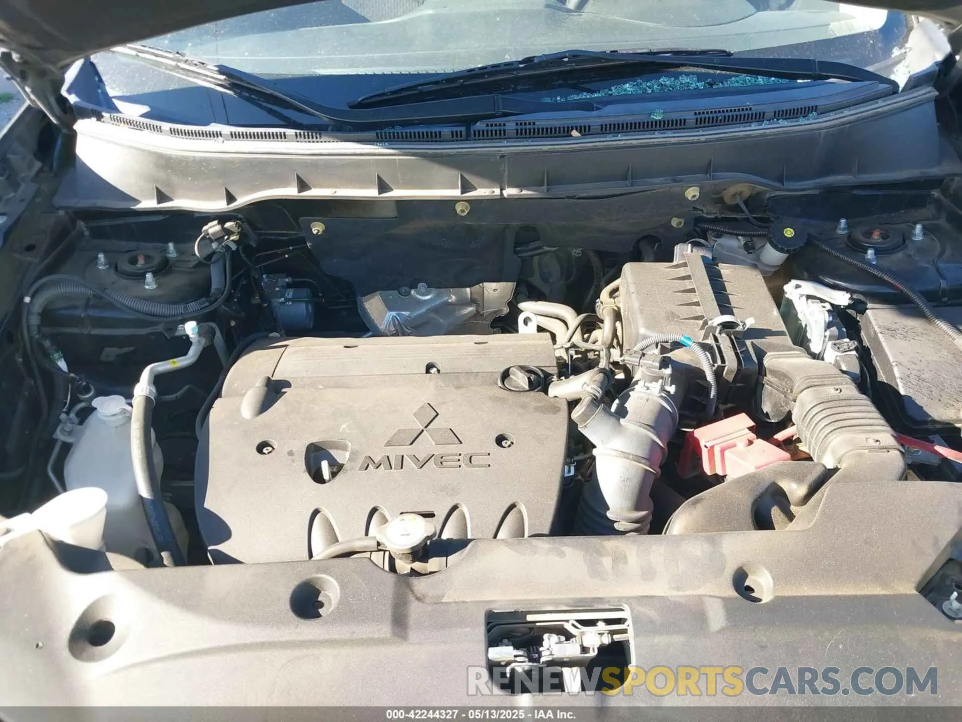 10 Photograph of a damaged car JA4AP3AU7KU021503 MITSUBISHI OUTLANDER SPORT 2019