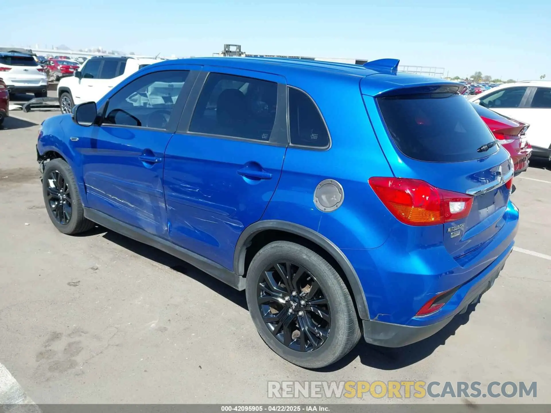 3 Photograph of a damaged car JA4AP3AU8KU025396 MITSUBISHI OUTLANDER SPORT 2019