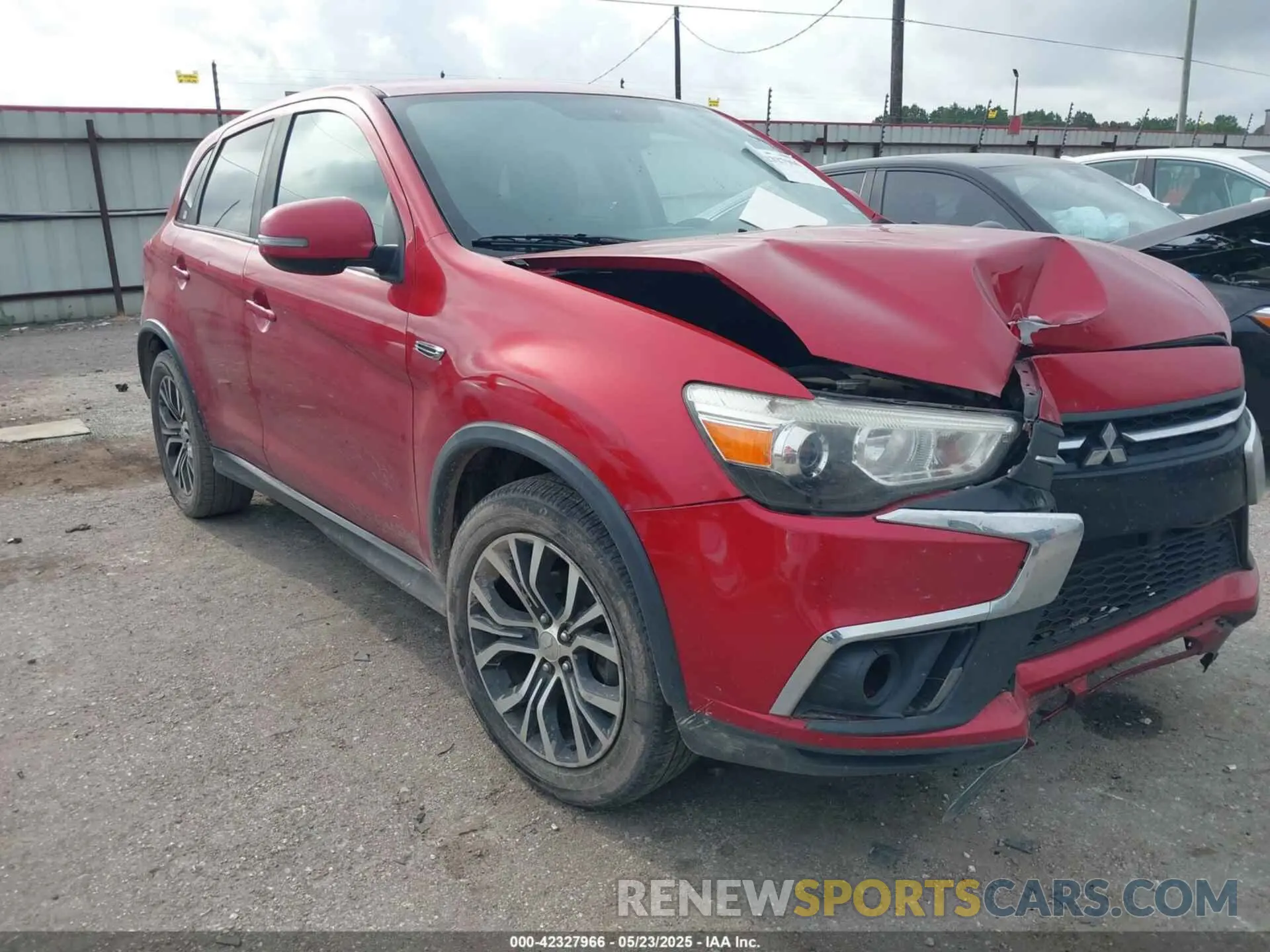1 Photograph of a damaged car JA4AP4AU0KU024474 MITSUBISHI OUTLANDER SPORT 2019