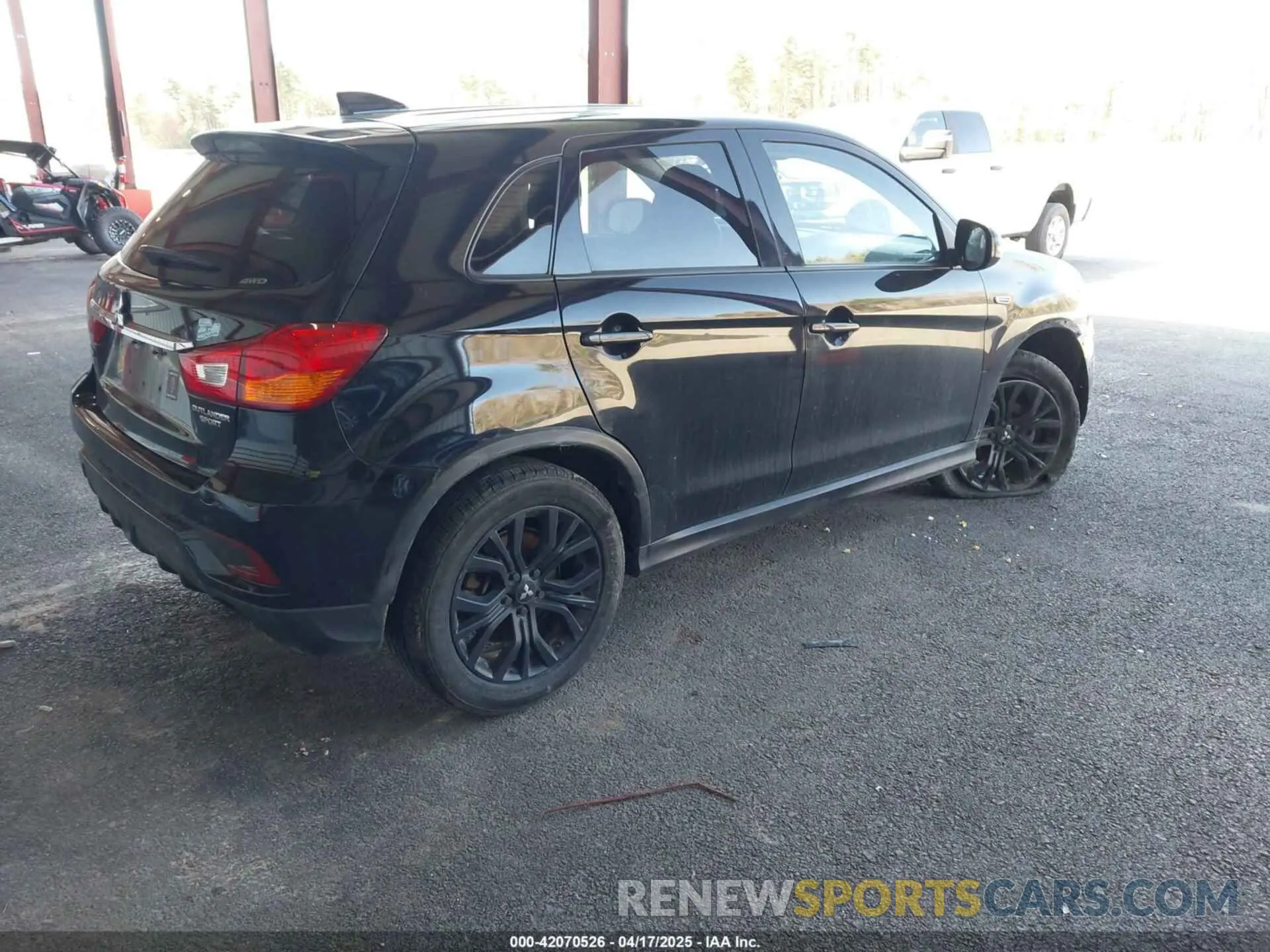 4 Photograph of a damaged car JA4AR3AU1KU022236 MITSUBISHI OUTLANDER SPORT 2019