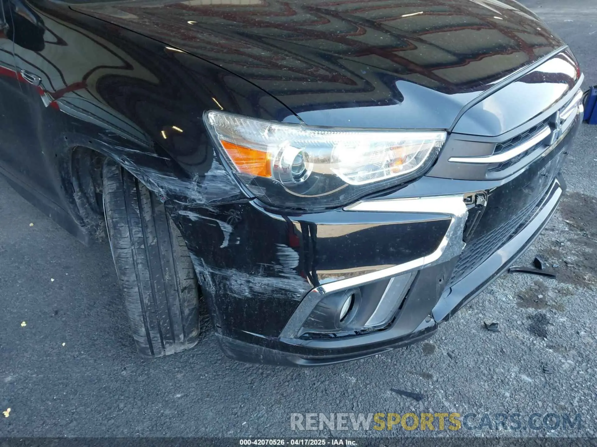 6 Photograph of a damaged car JA4AR3AU1KU022236 MITSUBISHI OUTLANDER SPORT 2019