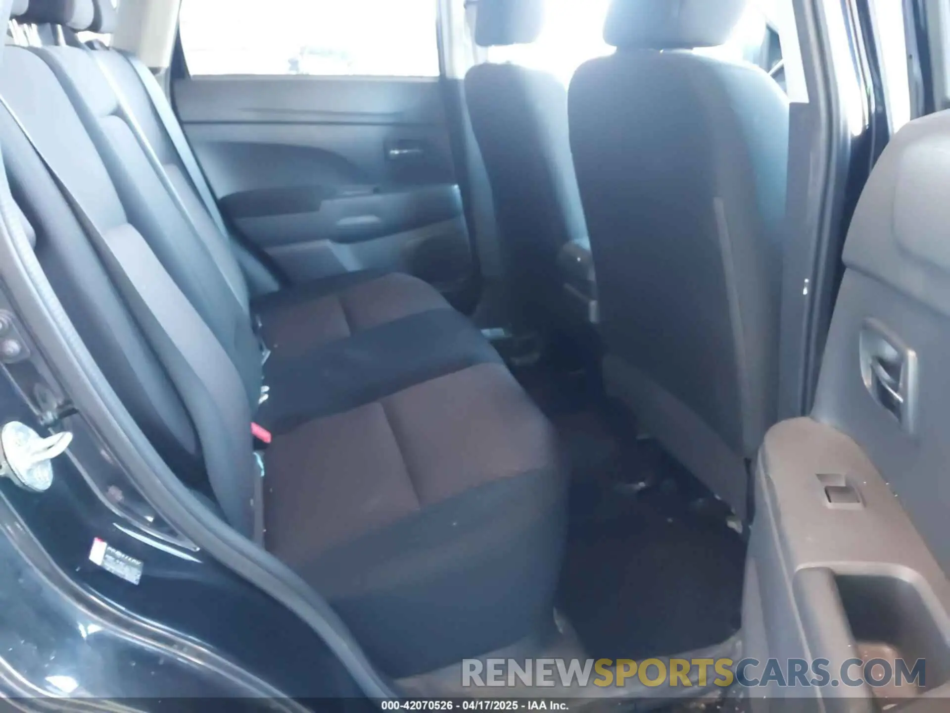 8 Photograph of a damaged car JA4AR3AU1KU022236 MITSUBISHI OUTLANDER SPORT 2019