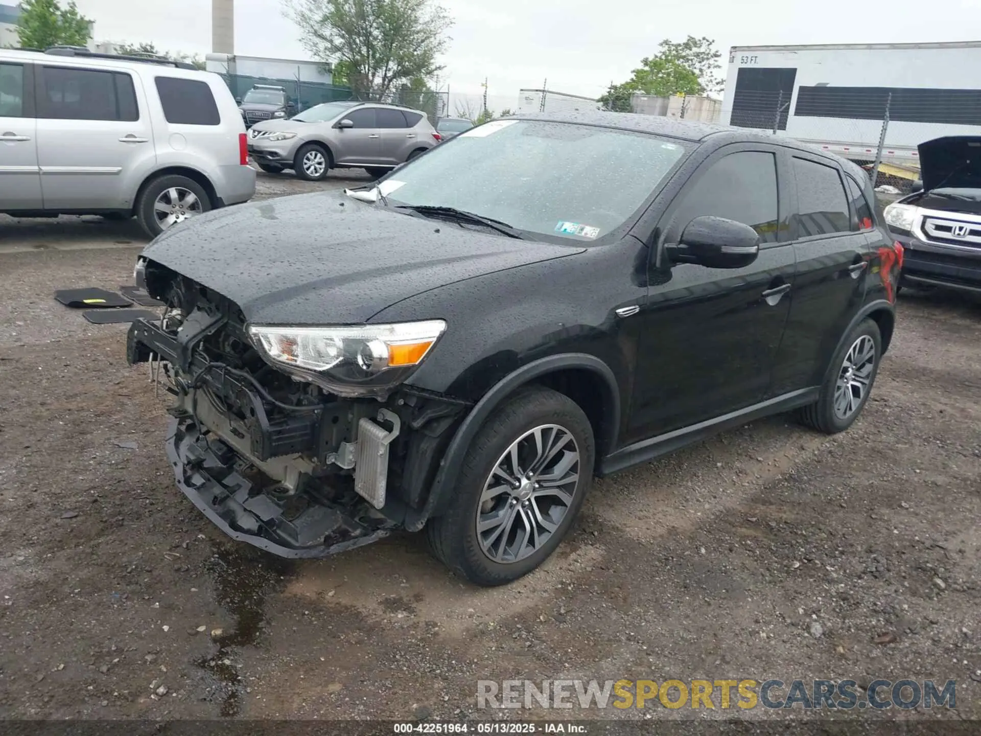 2 Фотография поврежденного автомобиля JA4AR3AU4KU024823 MITSUBISHI OUTLANDER SPORT 2019