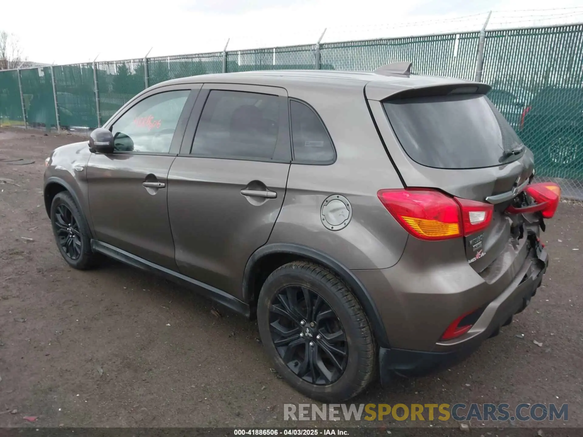 3 Photograph of a damaged car JA4AR3AU5KU028105 MITSUBISHI OUTLANDER SPORT 2019