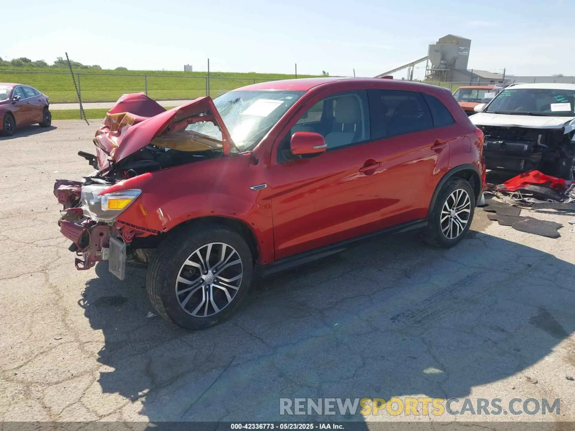 2 Photograph of a damaged car JA4AR3AU6KU007957 MITSUBISHI OUTLANDER SPORT 2019