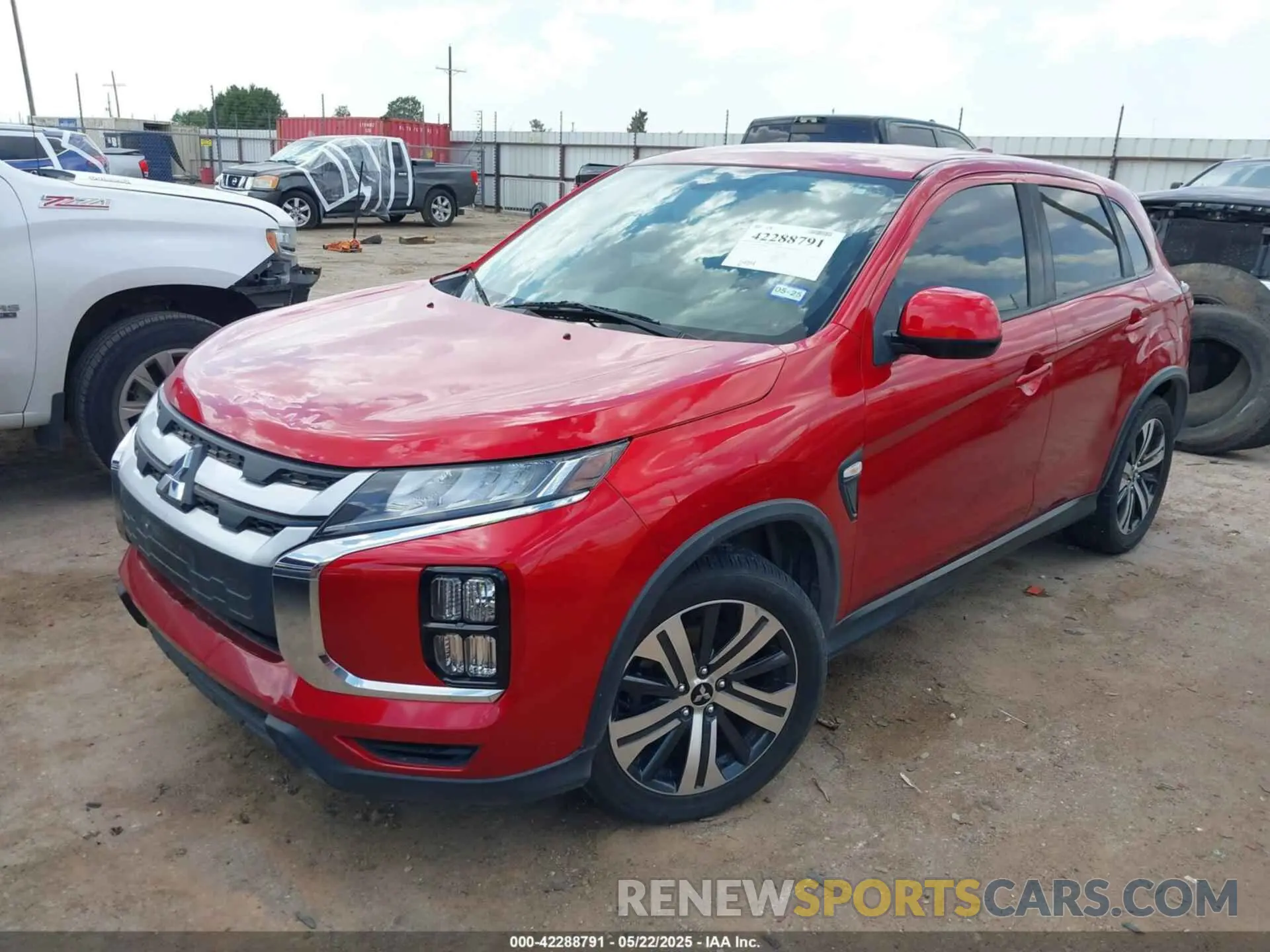2 Photograph of a damaged car JA4AP3AU7LU001558 MITSUBISHI OUTLANDER SPORT 2020