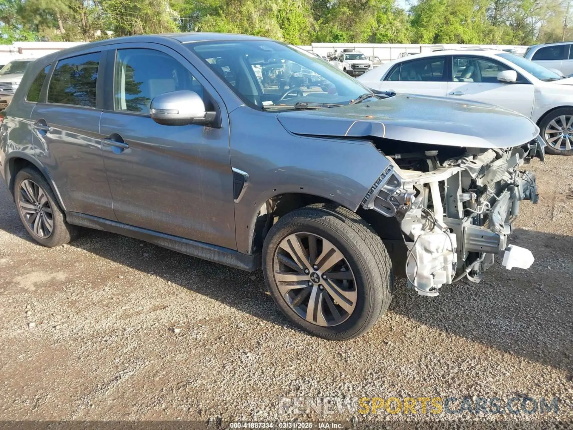 1 Photograph of a damaged car JA4AP4AU0LU026548 MITSUBISHI OUTLANDER SPORT 2020