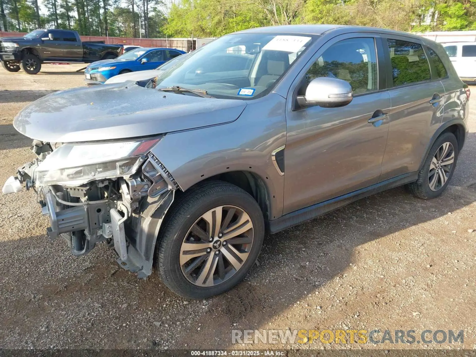 2 Photograph of a damaged car JA4AP4AU0LU026548 MITSUBISHI OUTLANDER SPORT 2020