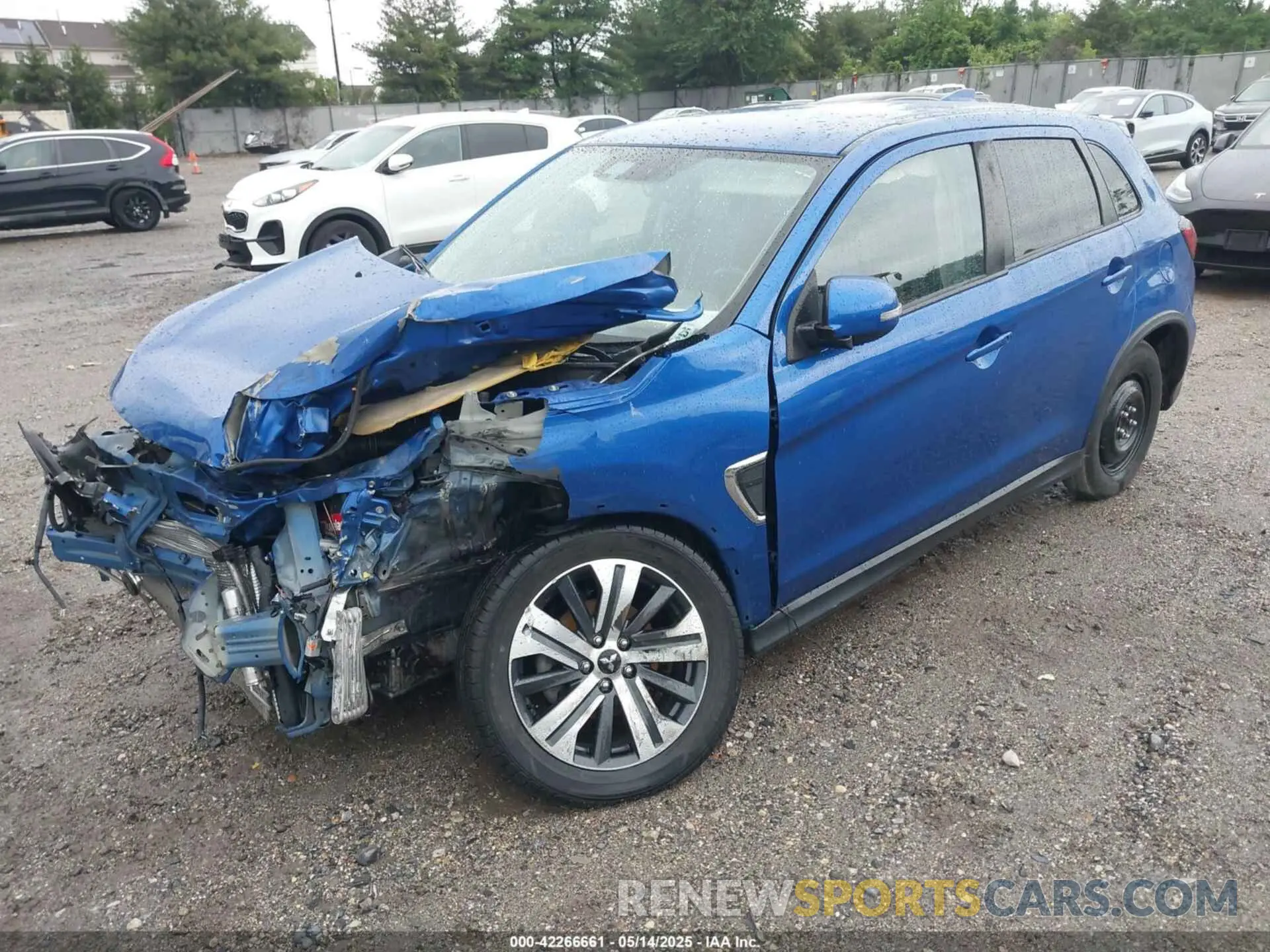 2 Photograph of a damaged car JA4AP4AUXLU023270 MITSUBISHI OUTLANDER SPORT 2020