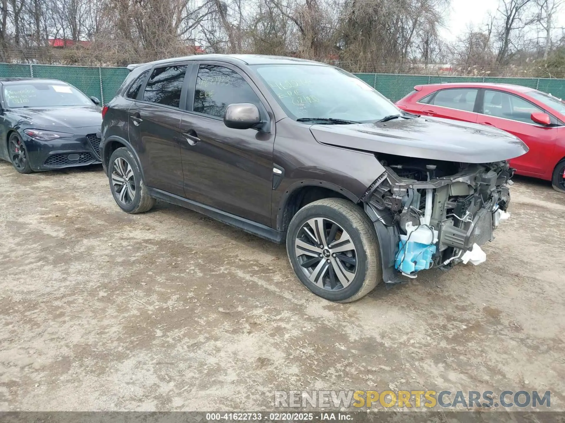 1 Photograph of a damaged car JA4AR3AU0LU029485 MITSUBISHI OUTLANDER SPORT 2020