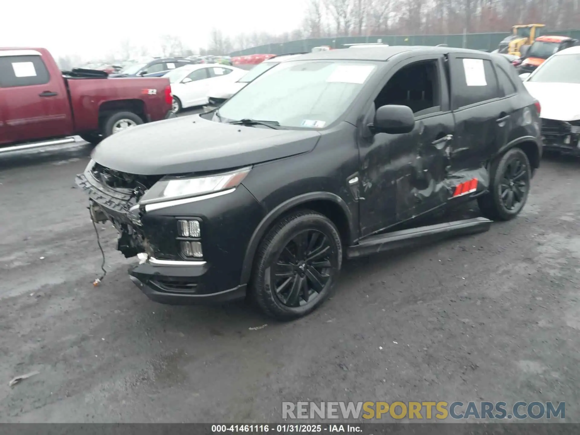 2 Photograph of a damaged car JA4AR3AU1LU019659 MITSUBISHI OUTLANDER SPORT 2020