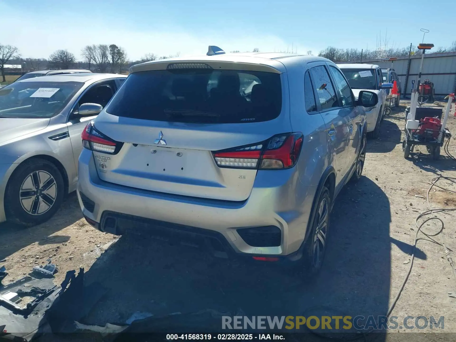 4 Photograph of a damaged car JA4AR3AU6LU019365 MITSUBISHI OUTLANDER SPORT 2020