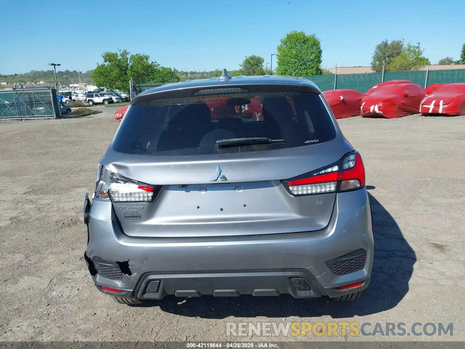 16 Photograph of a damaged car JA4AR3AU6LU023903 MITSUBISHI OUTLANDER SPORT 2020