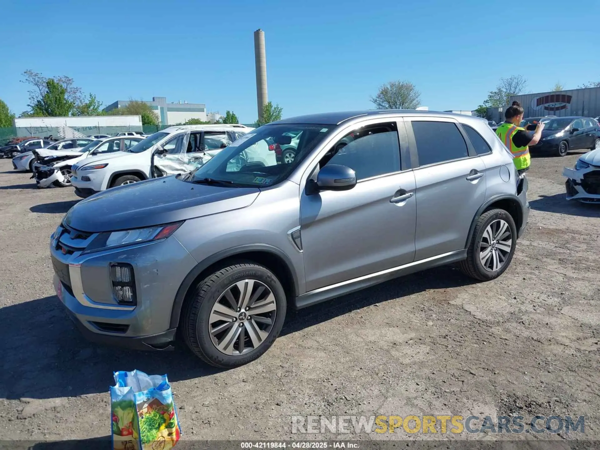 2 Photograph of a damaged car JA4AR3AU6LU023903 MITSUBISHI OUTLANDER SPORT 2020