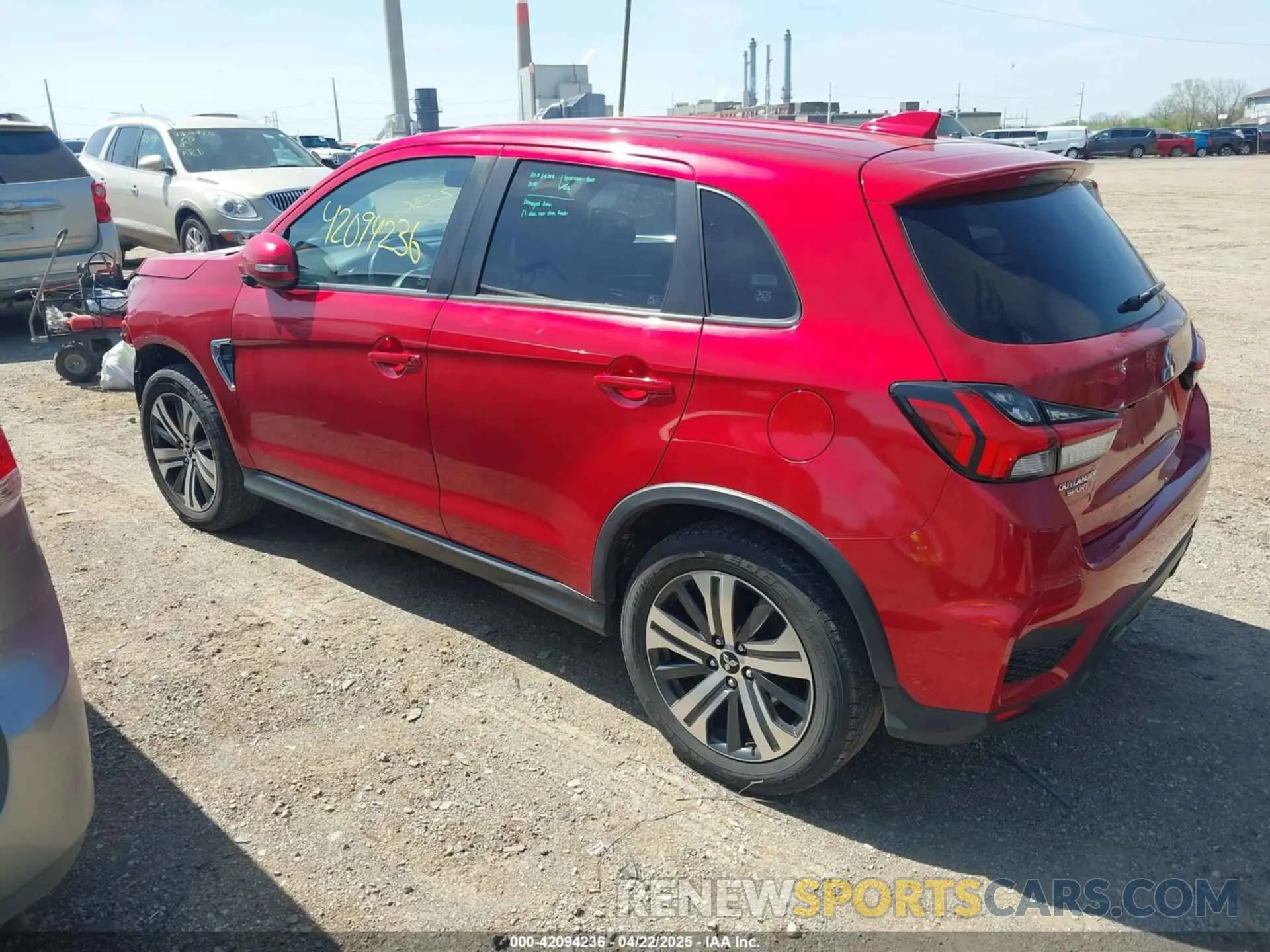3 Photograph of a damaged car JA4AR3AUXLU018509 MITSUBISHI OUTLANDER SPORT 2020