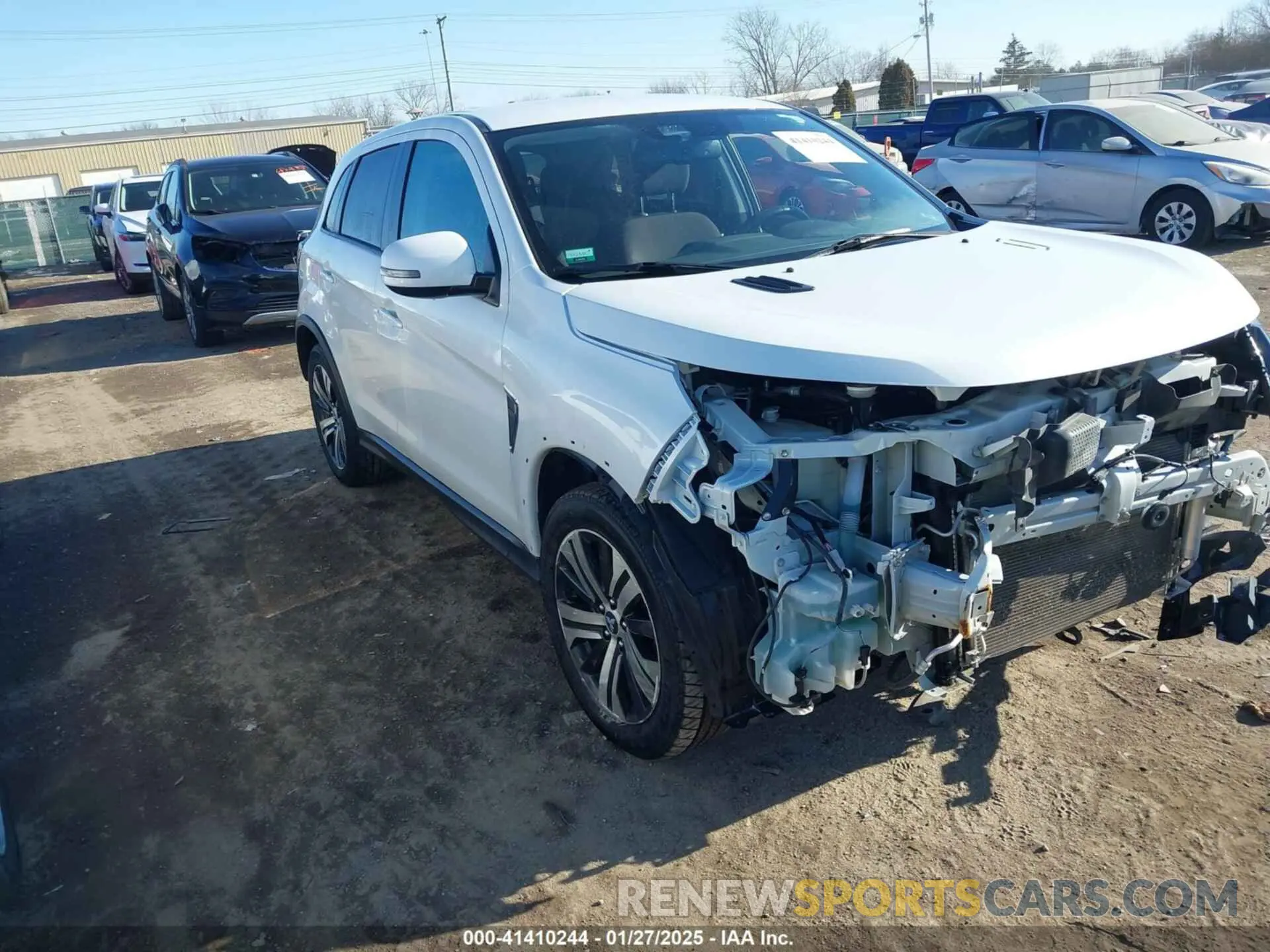 1 Photograph of a damaged car JA4AR3AUXLU020549 MITSUBISHI OUTLANDER SPORT 2020