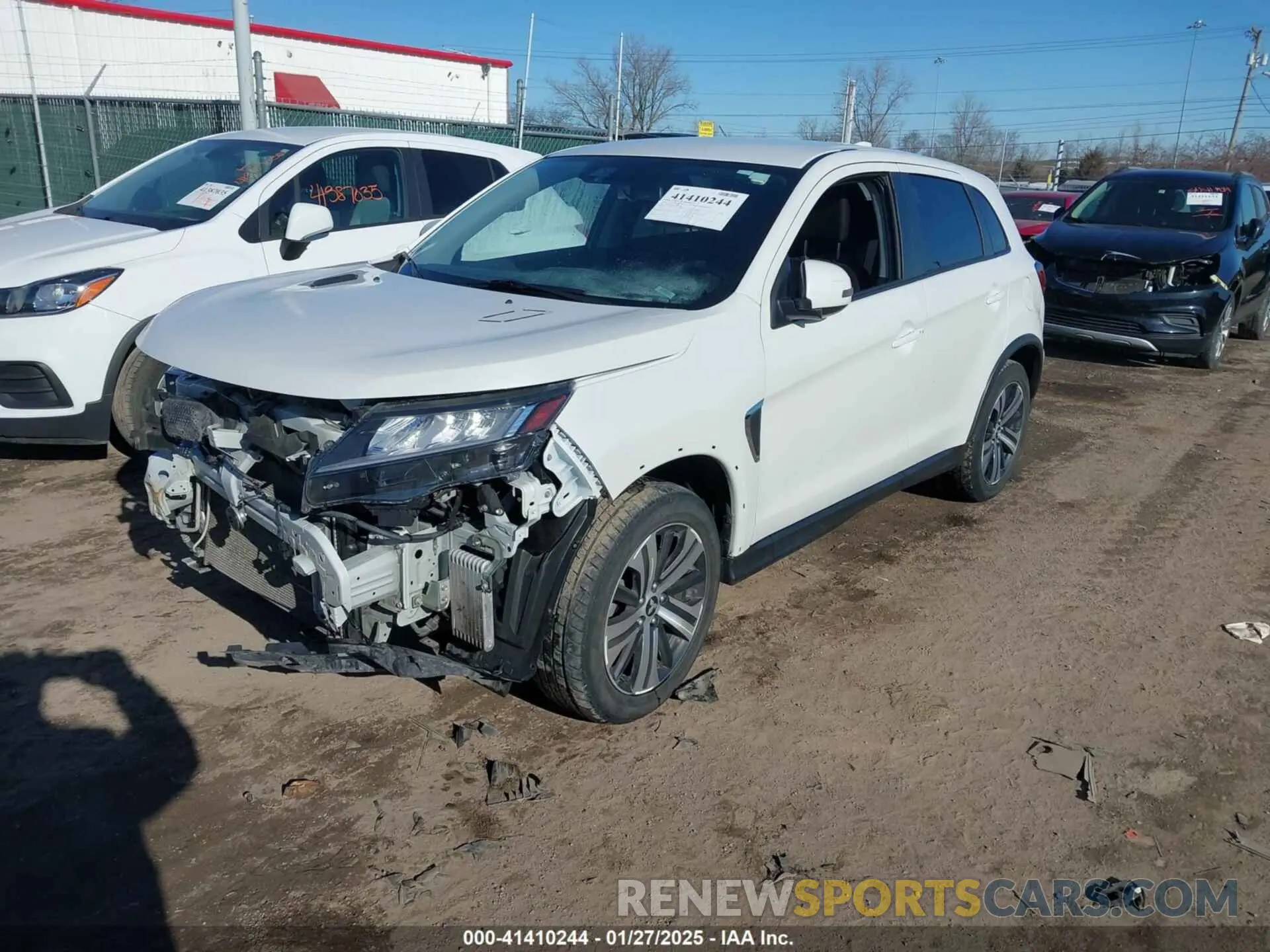 2 Photograph of a damaged car JA4AR3AUXLU020549 MITSUBISHI OUTLANDER SPORT 2020