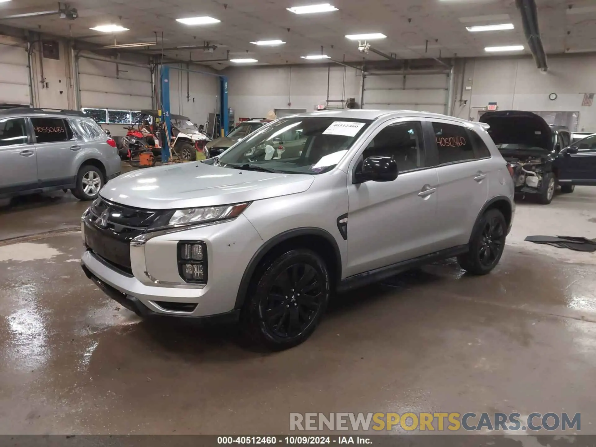 2 Photograph of a damaged car JA4APUAU0MU030598 MITSUBISHI OUTLANDER SPORT 2021