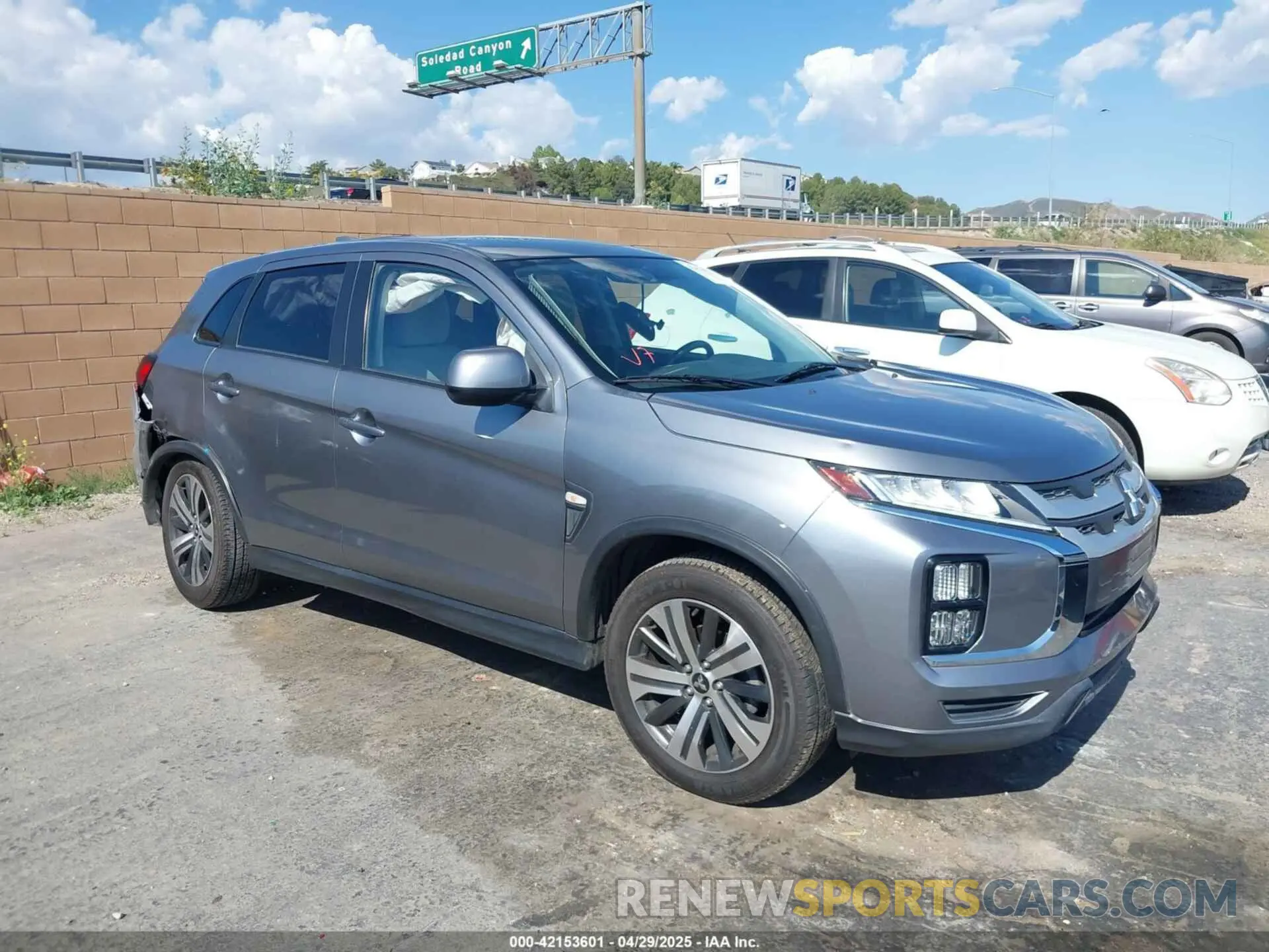 1 Фотография поврежденного автомобиля JA4APUAU3MU002584 MITSUBISHI OUTLANDER SPORT 2021
