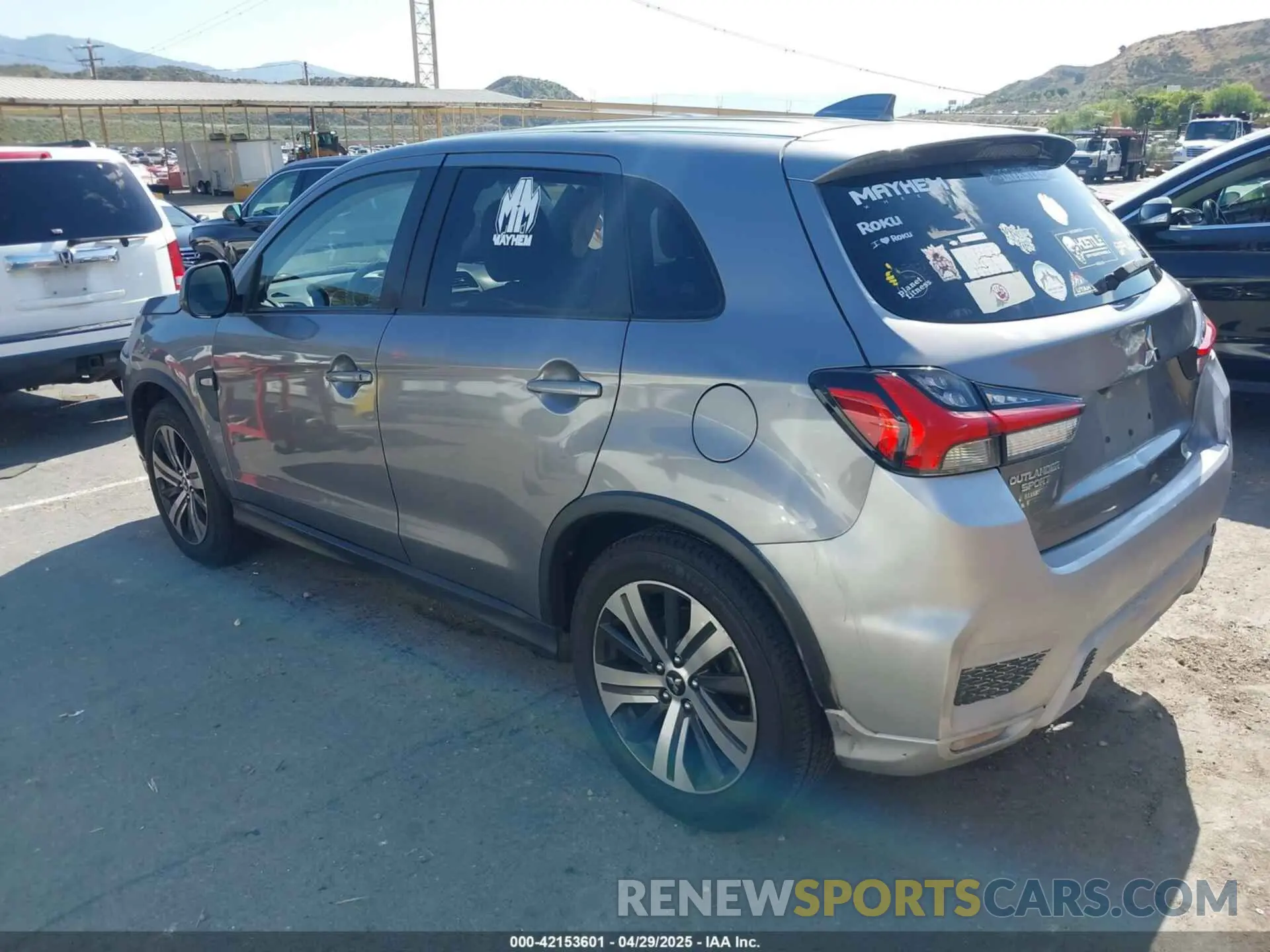 3 Фотография поврежденного автомобиля JA4APUAU3MU002584 MITSUBISHI OUTLANDER SPORT 2021