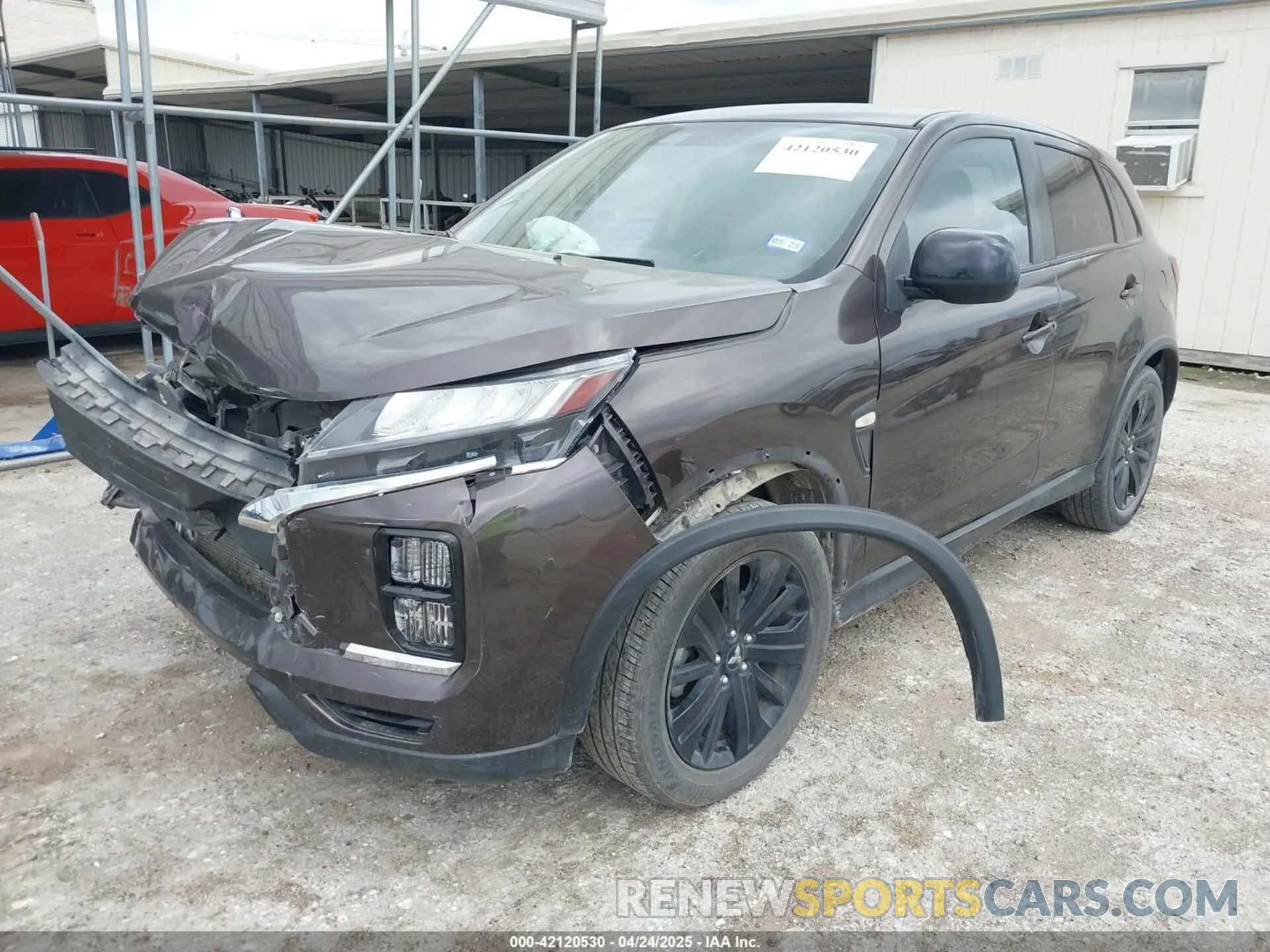 2 Photograph of a damaged car JA4APUAU3MU008434 MITSUBISHI OUTLANDER SPORT 2021