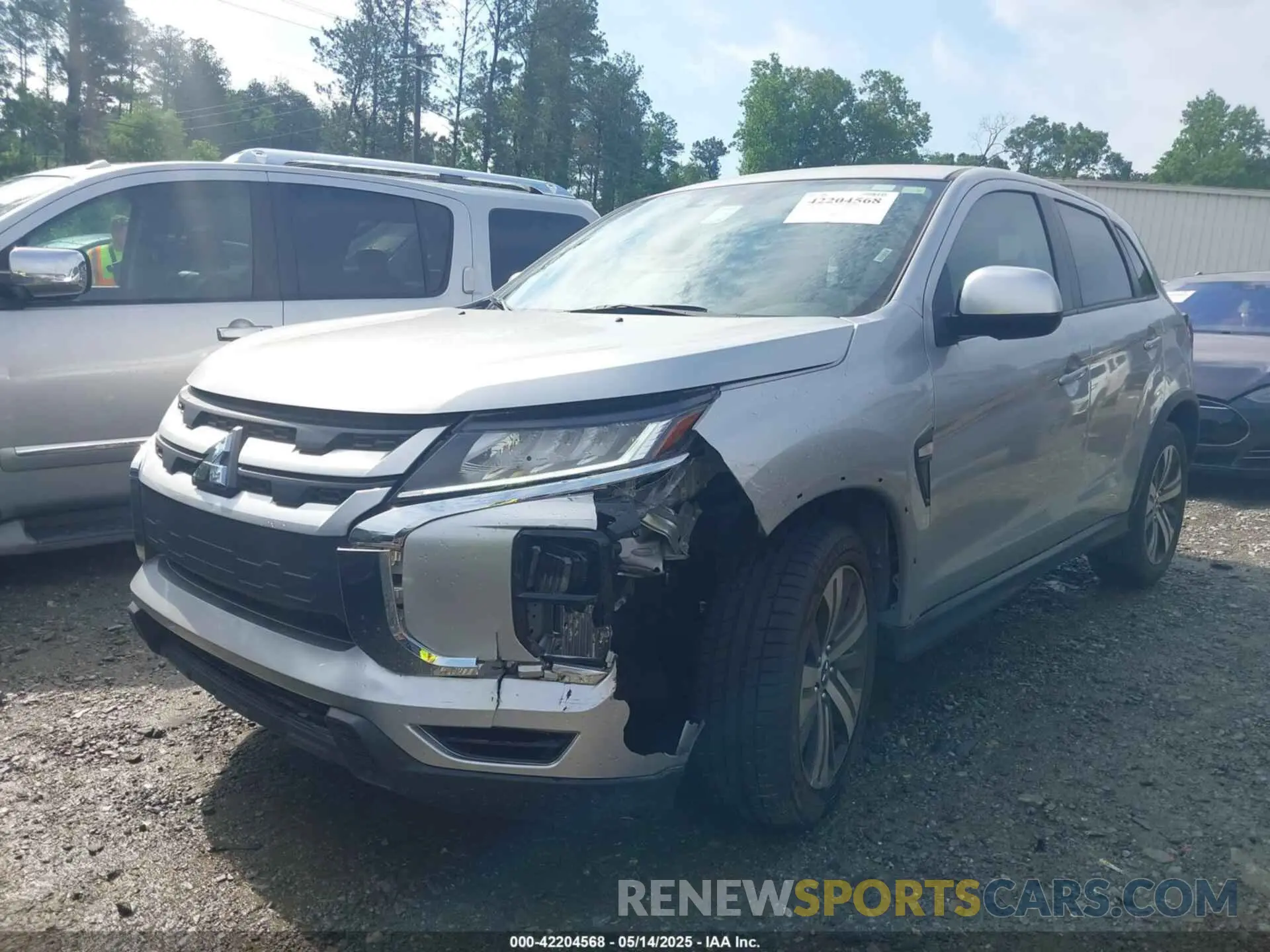 2 Фотография поврежденного автомобиля JA4APUAU8MU034978 MITSUBISHI OUTLANDER SPORT 2021