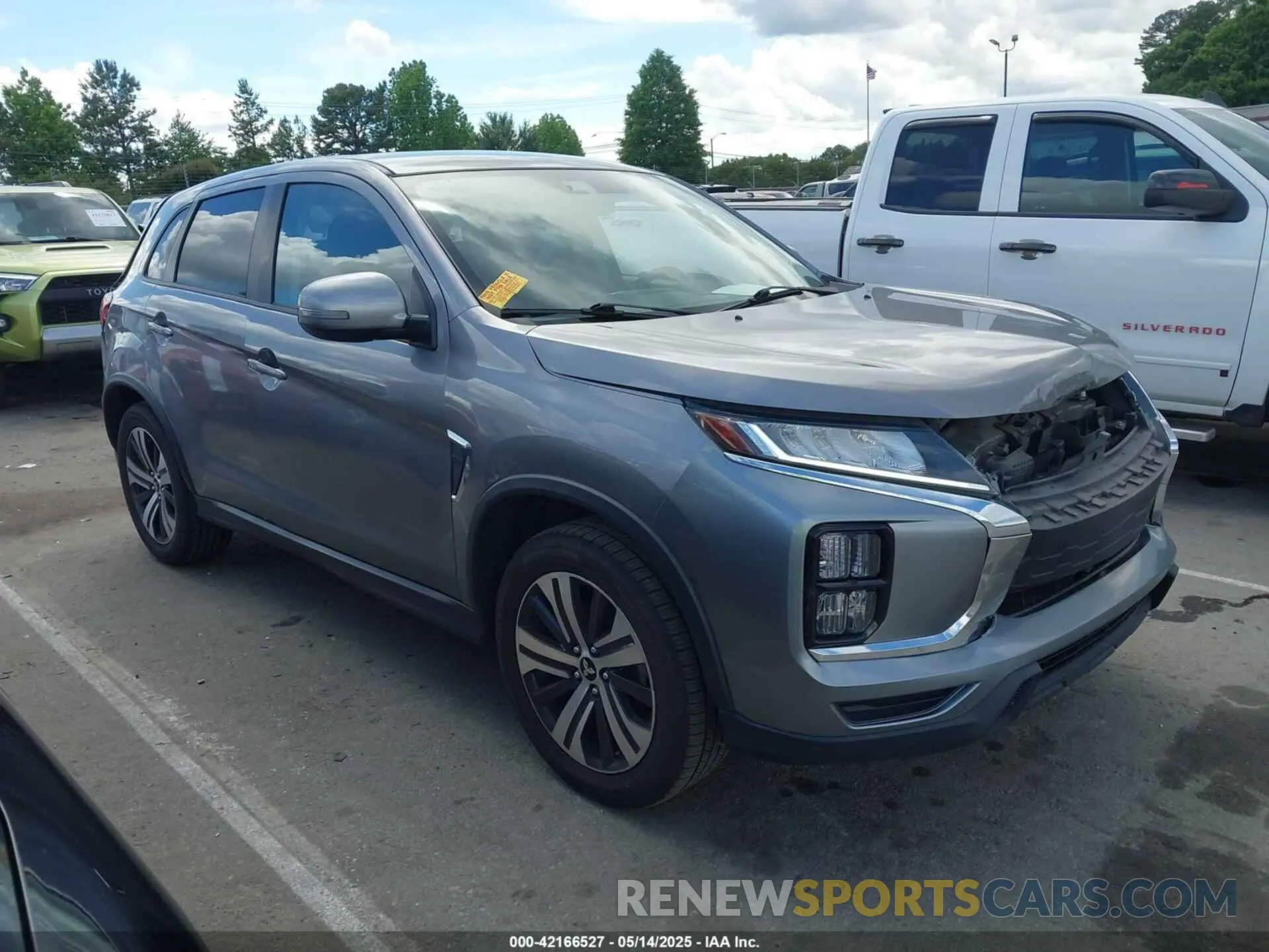13 Photograph of a damaged car JA4APVAUXMU018576 MITSUBISHI OUTLANDER SPORT 2021