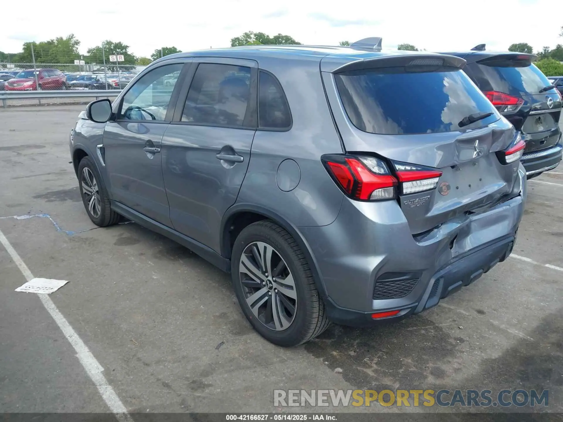 3 Photograph of a damaged car JA4APVAUXMU018576 MITSUBISHI OUTLANDER SPORT 2021
